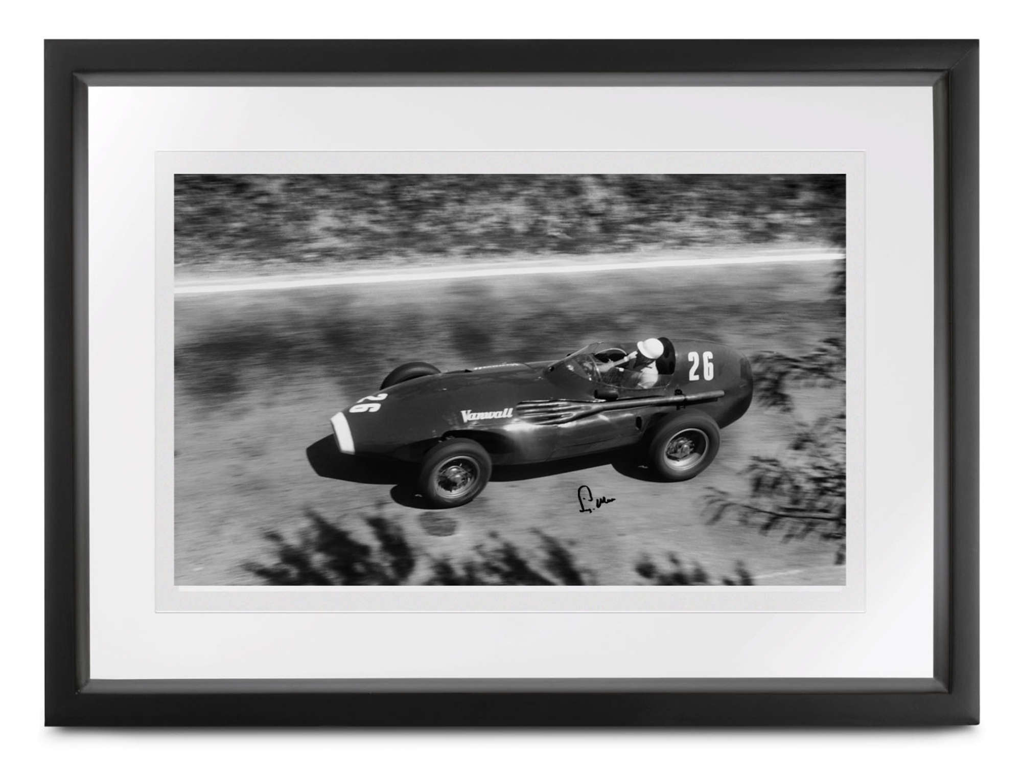 Pescara Grand Prix, Vanwall, signed Sir Stirling Moss-Sold