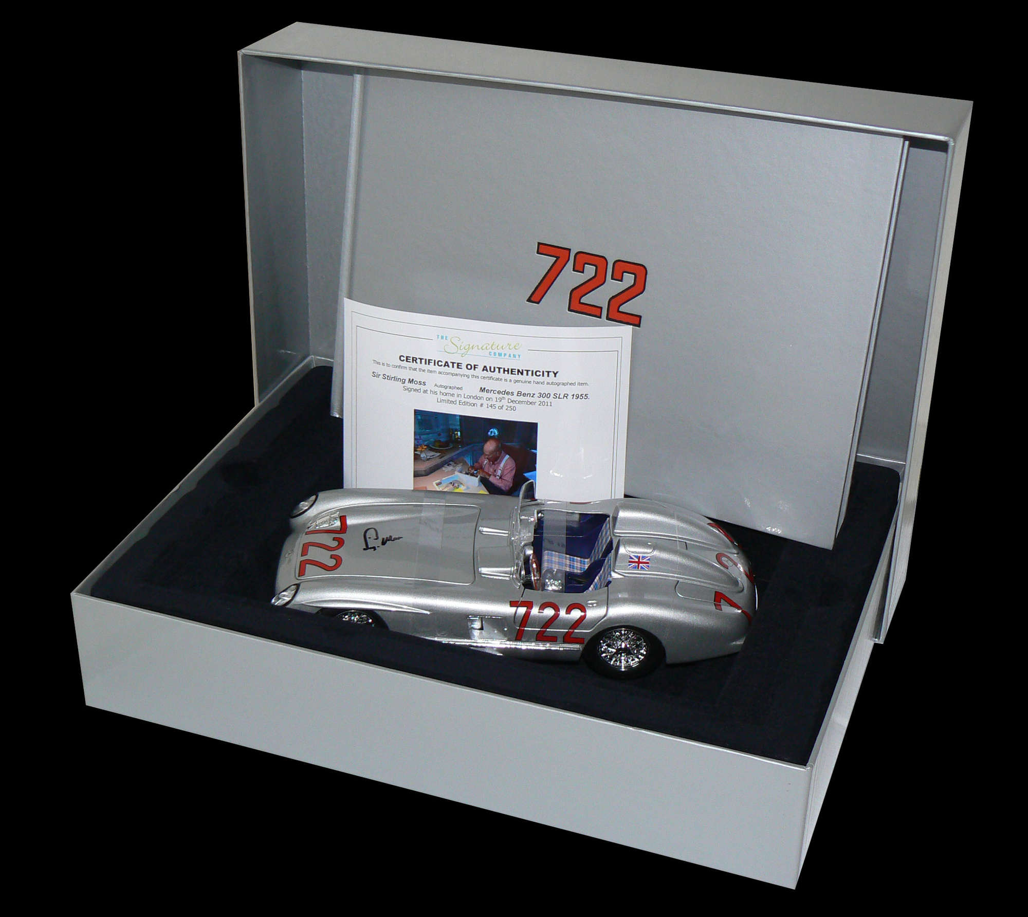 722 Box Set, signed Sir Stirling Moss-Sold