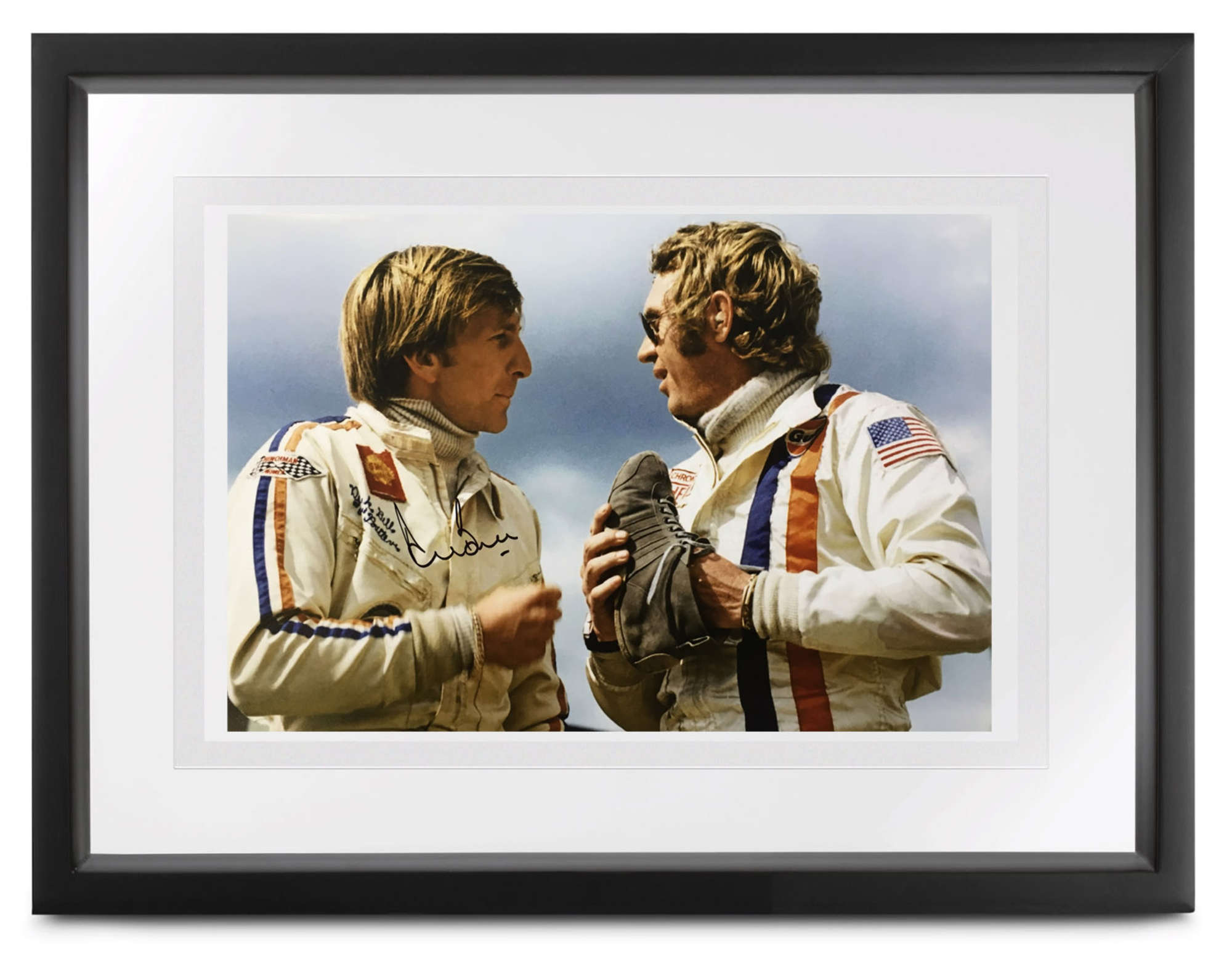 'Steve McQueen â€˜Le Mansâ€™ Signed Derek Bell MBE-Sold