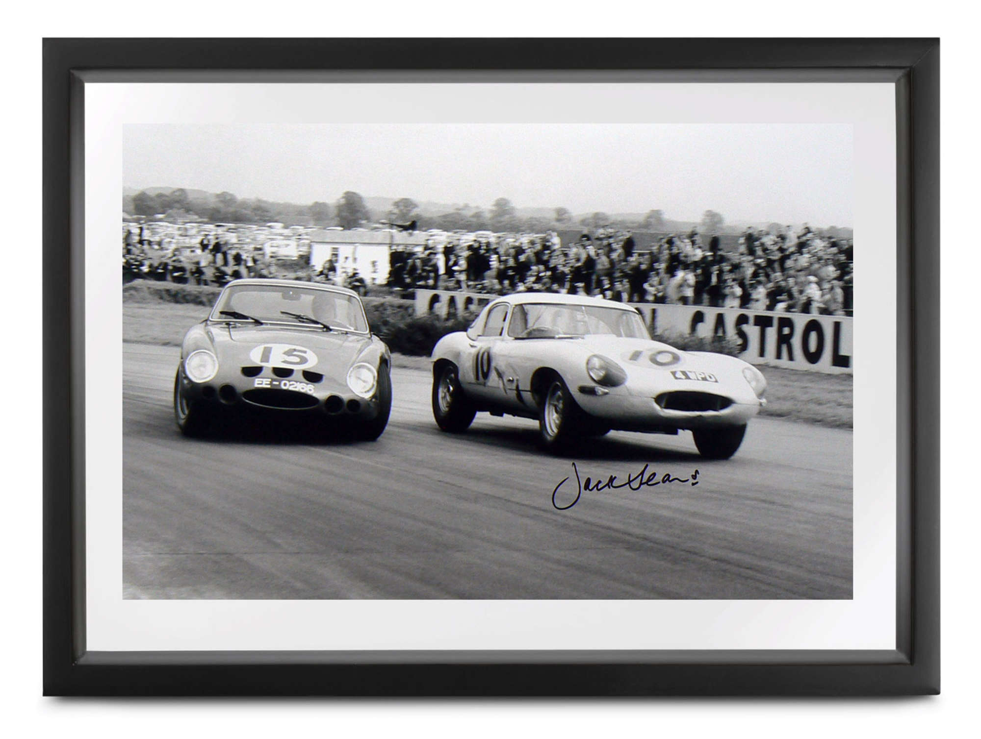 Jaguar vs Ferrari, signed Jack Sears-Sold