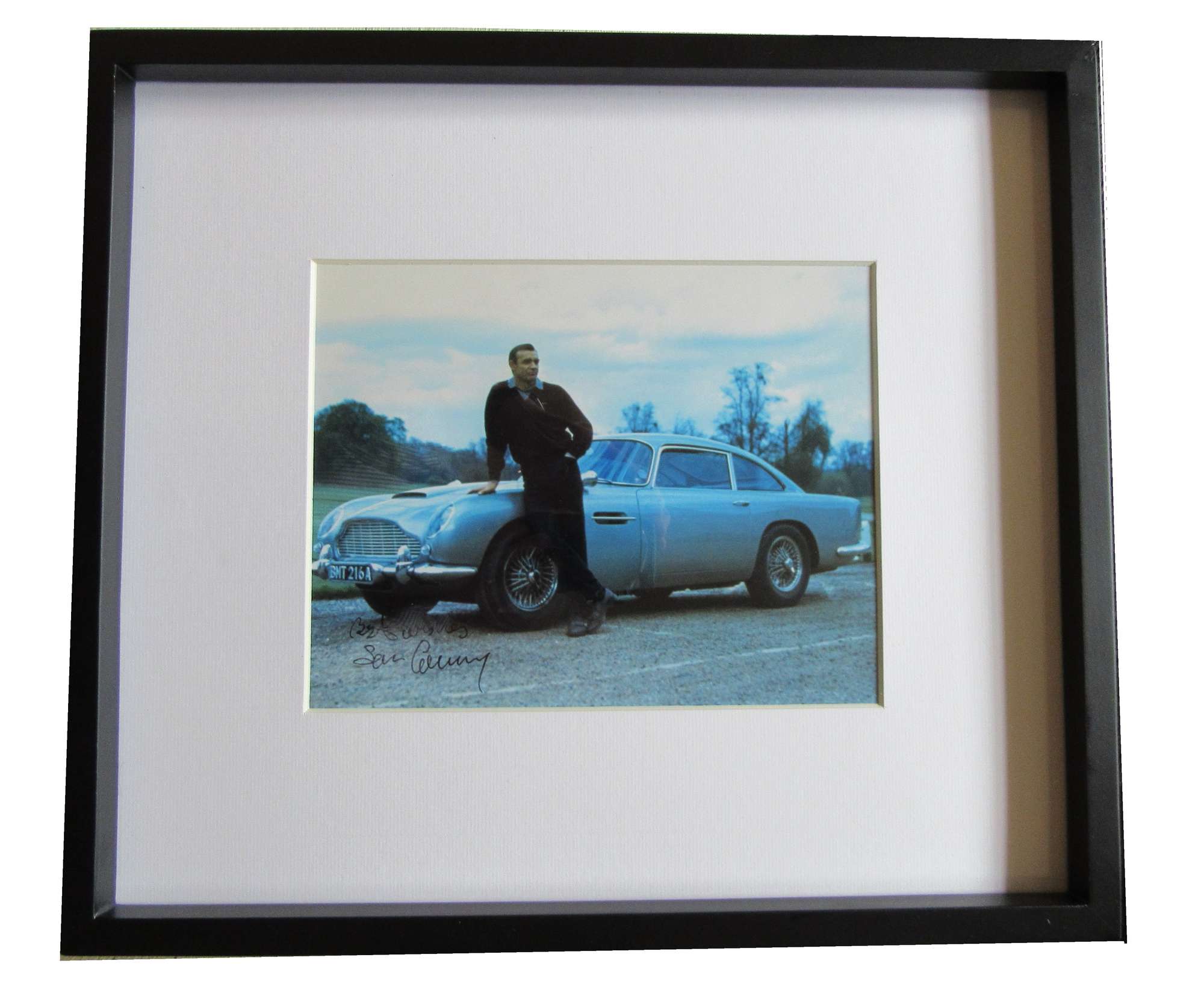 'Goldfinger' Aston Martin DB5 signed by Sean Connery-Sold