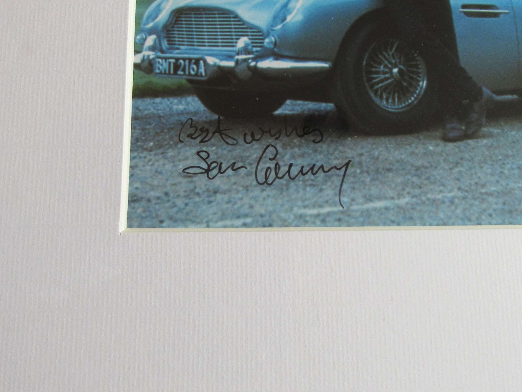 'Goldfinger' Aston Martin DB5 signed by Sean Connery-Sold