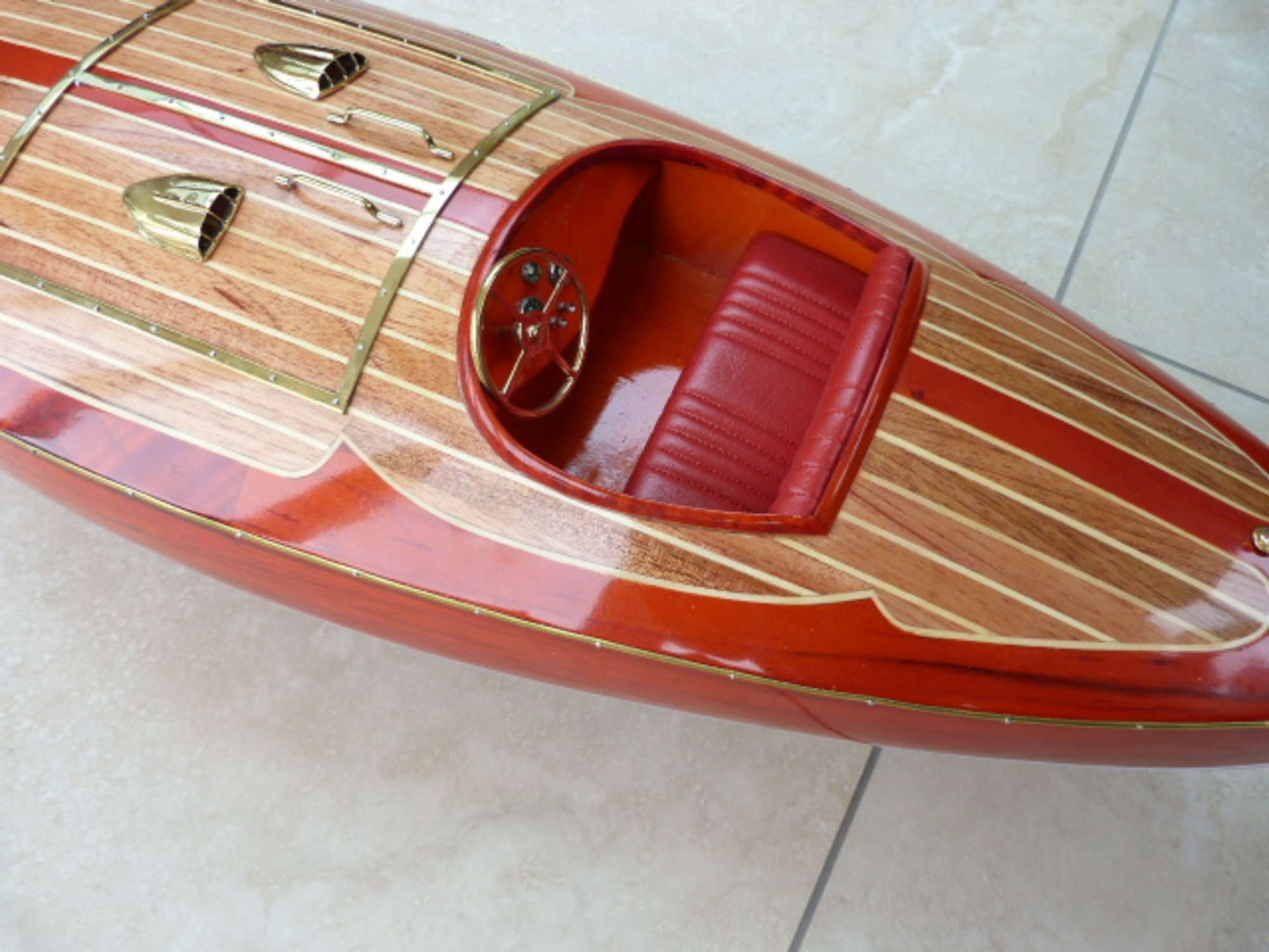 Zipper Hydroplane Model Boat.-Sold