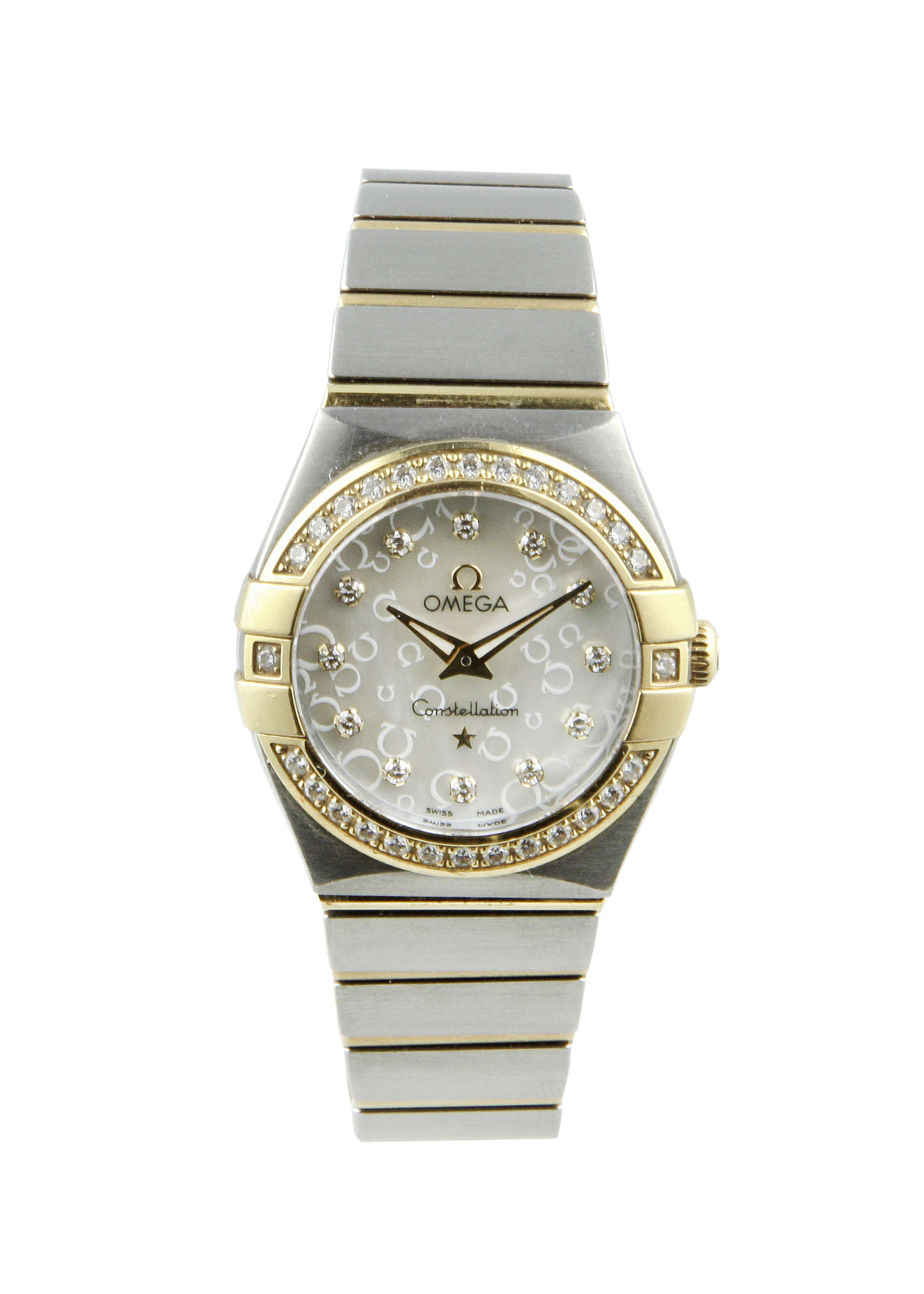 2011 Omega Constellation 'New Model' Bi Metal diamond Bezel -Auction Lot