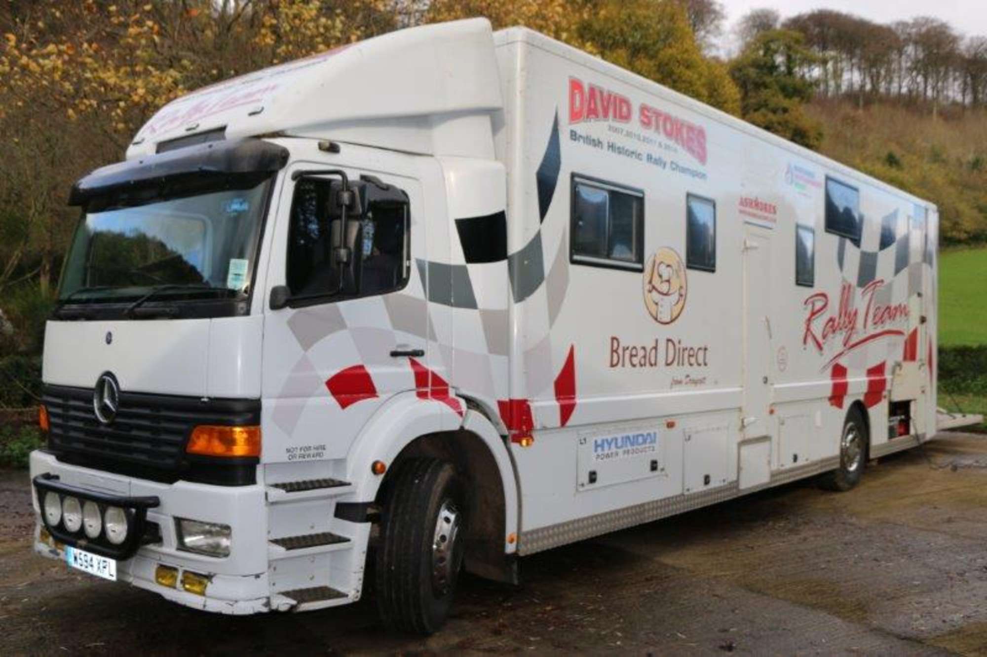 2000 Mercedes Rally Transporter/Motorhome-Auction Lot