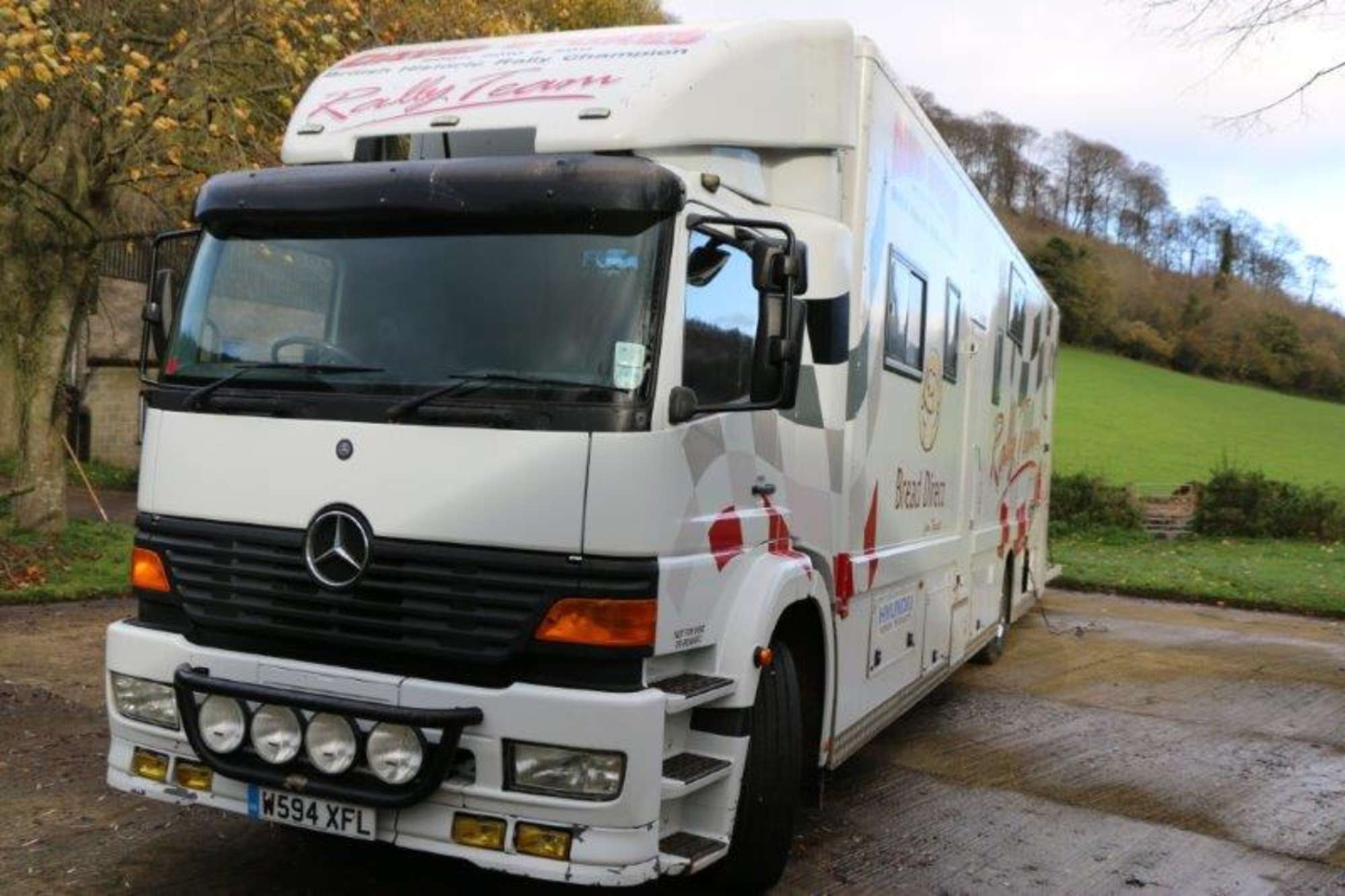 2000 Mercedes Rally Transporter/Motorhome-Auction Lot