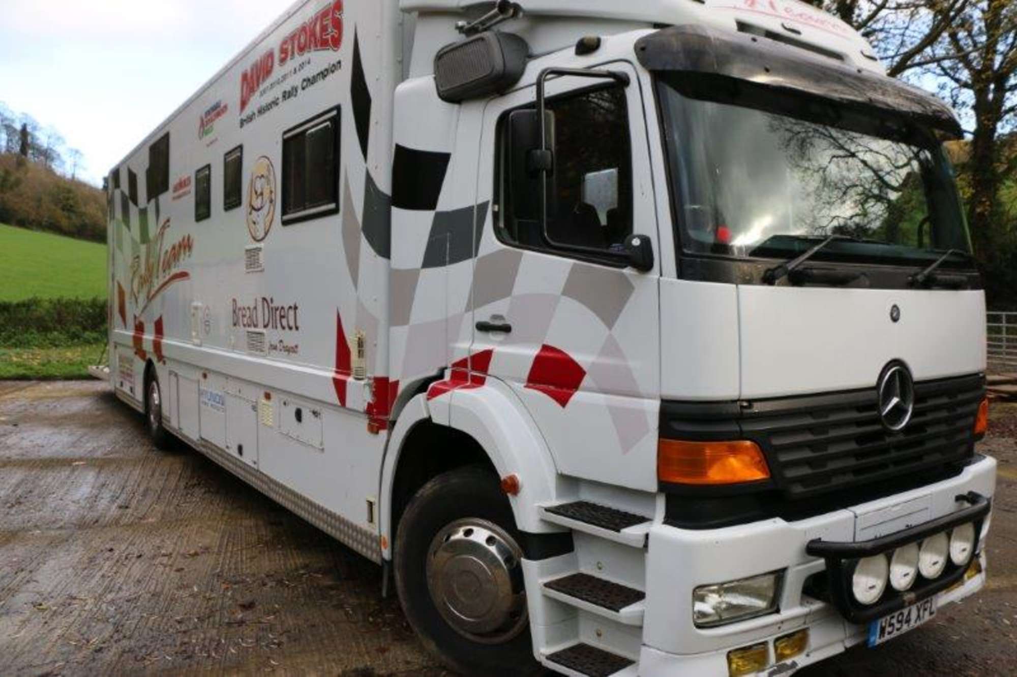 2000 Mercedes Rally Transporter/Motorhome-Auction Lot