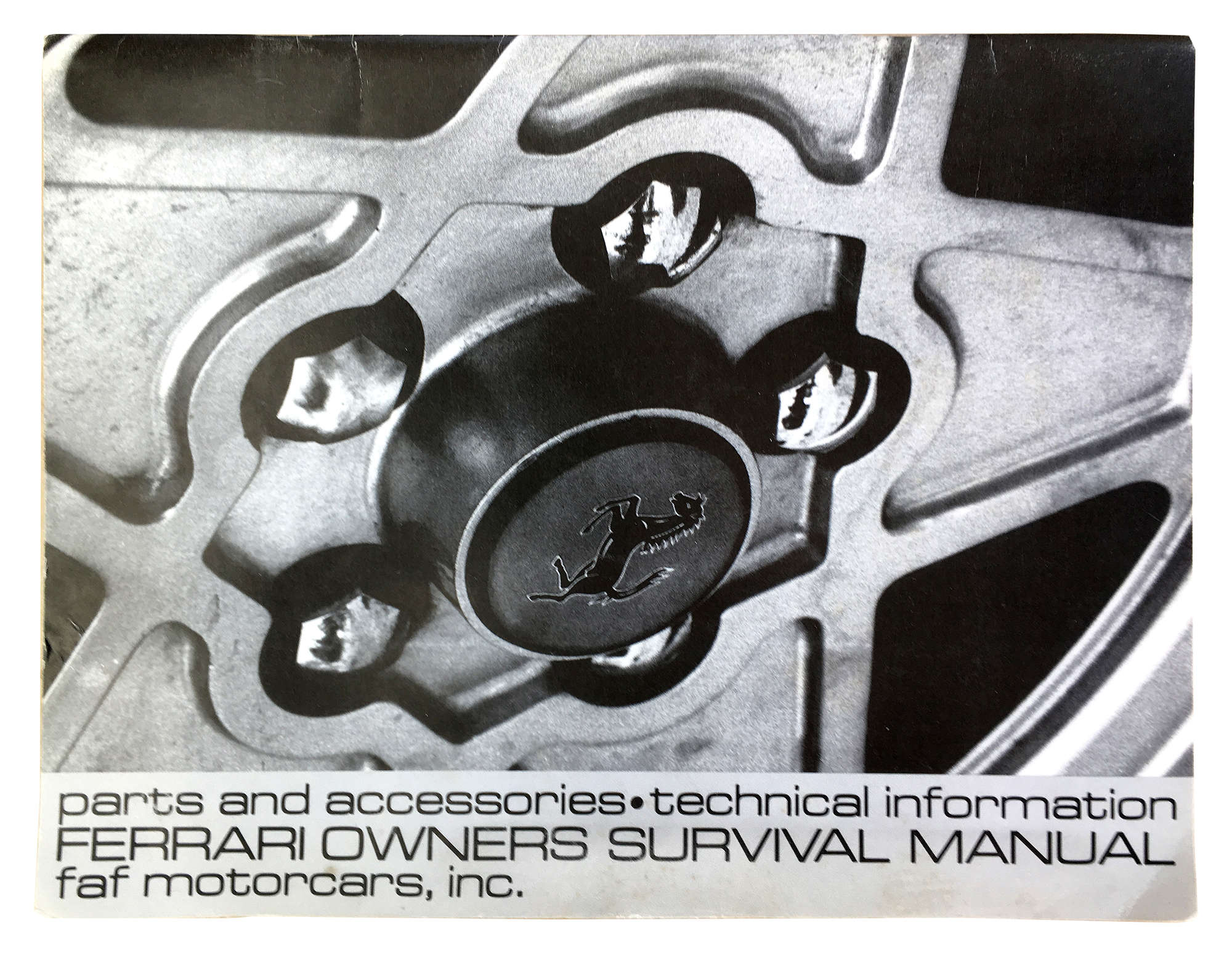 Ferrari owners survival manual-Sold