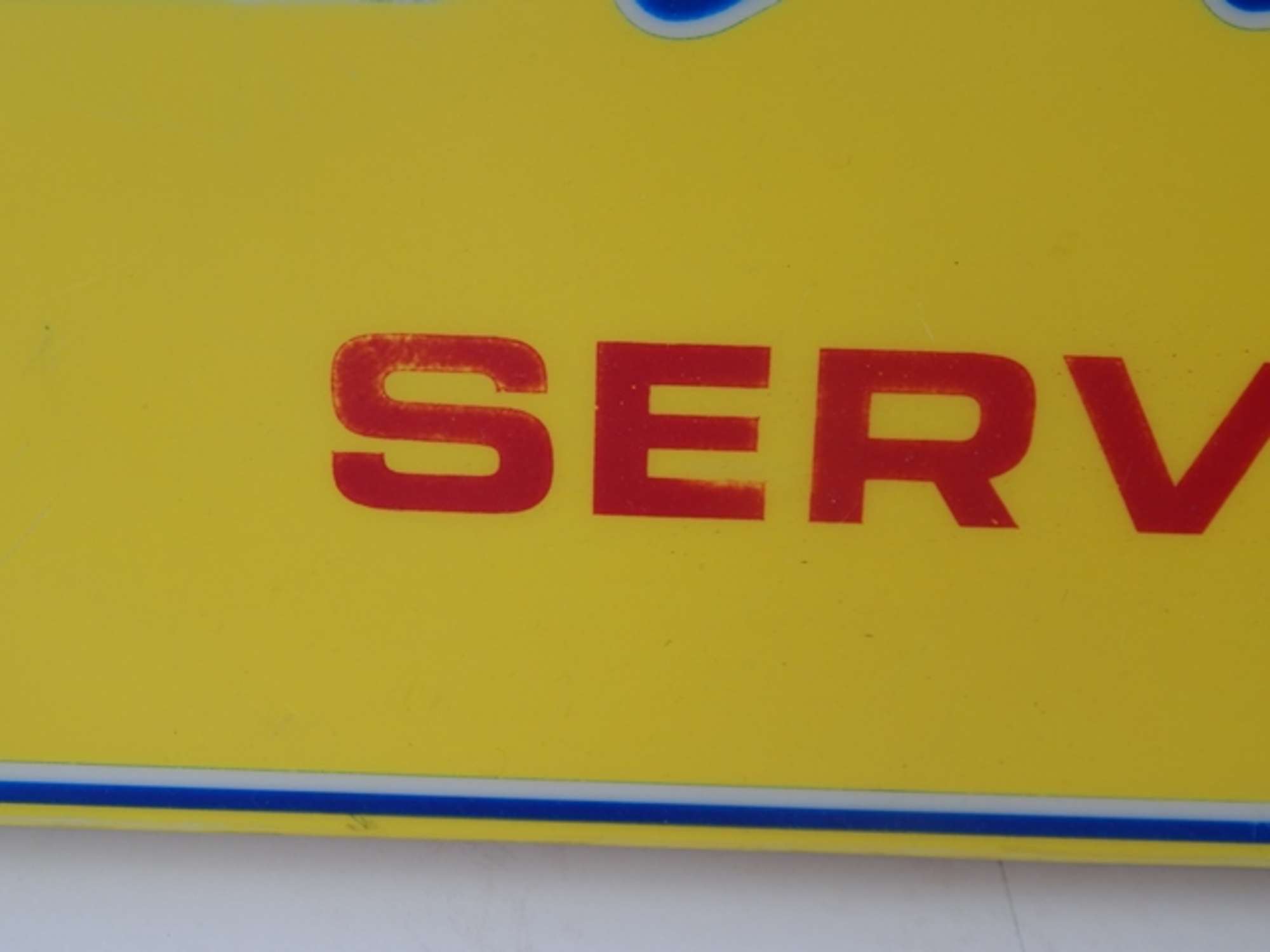 Ferrari Dino Original Service Sign -Auction Lot