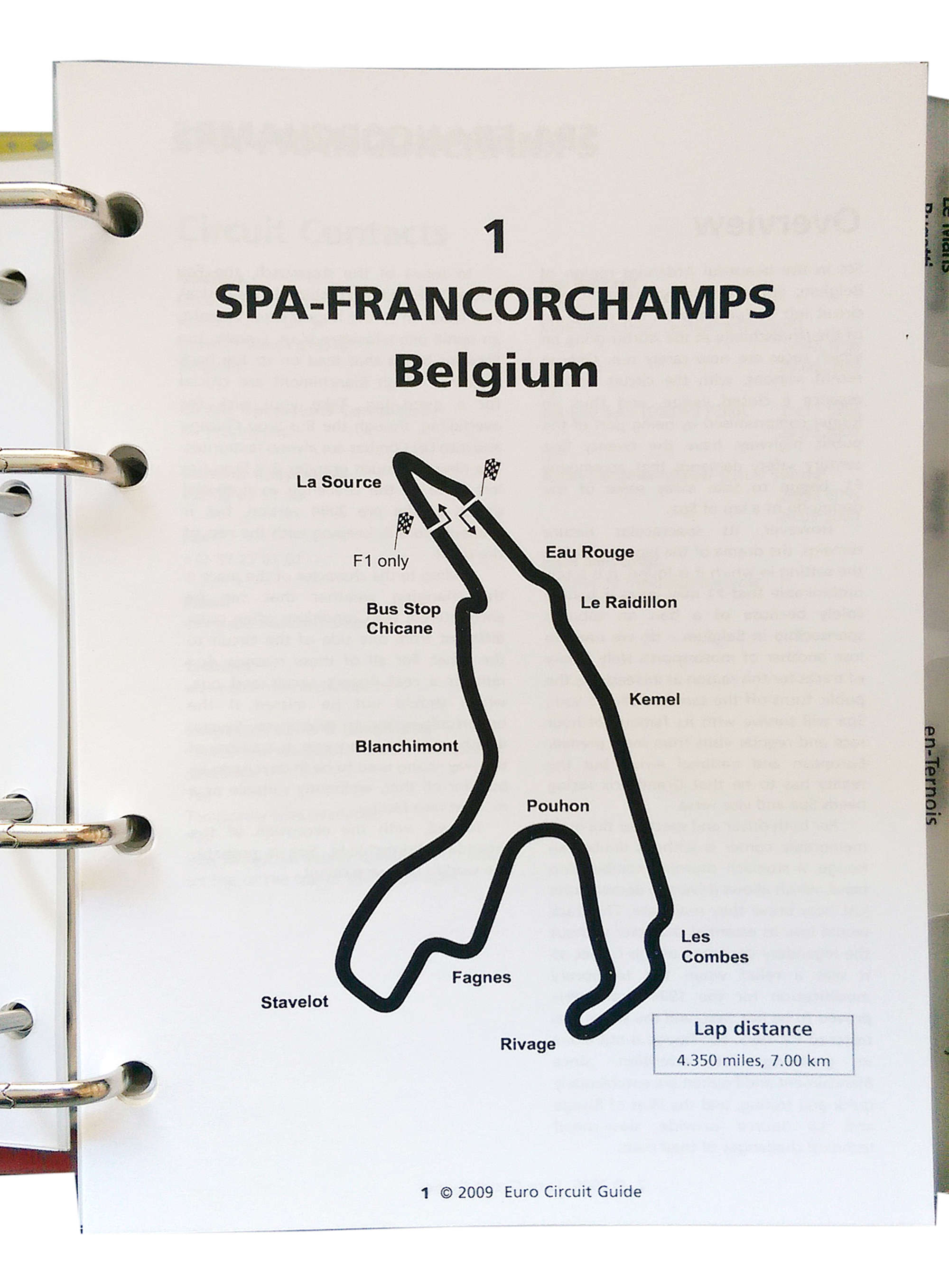 2009 UK Circuit Guide and 2009 Euro Circuit Guide Handbooks-Sold