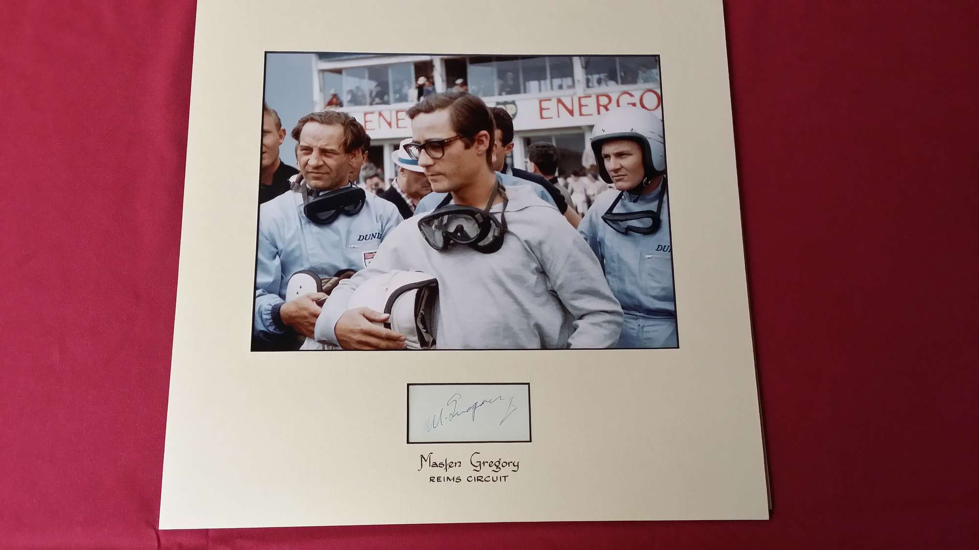 Pair of Mounted Drivers Briefings Photographs-Auction Lot