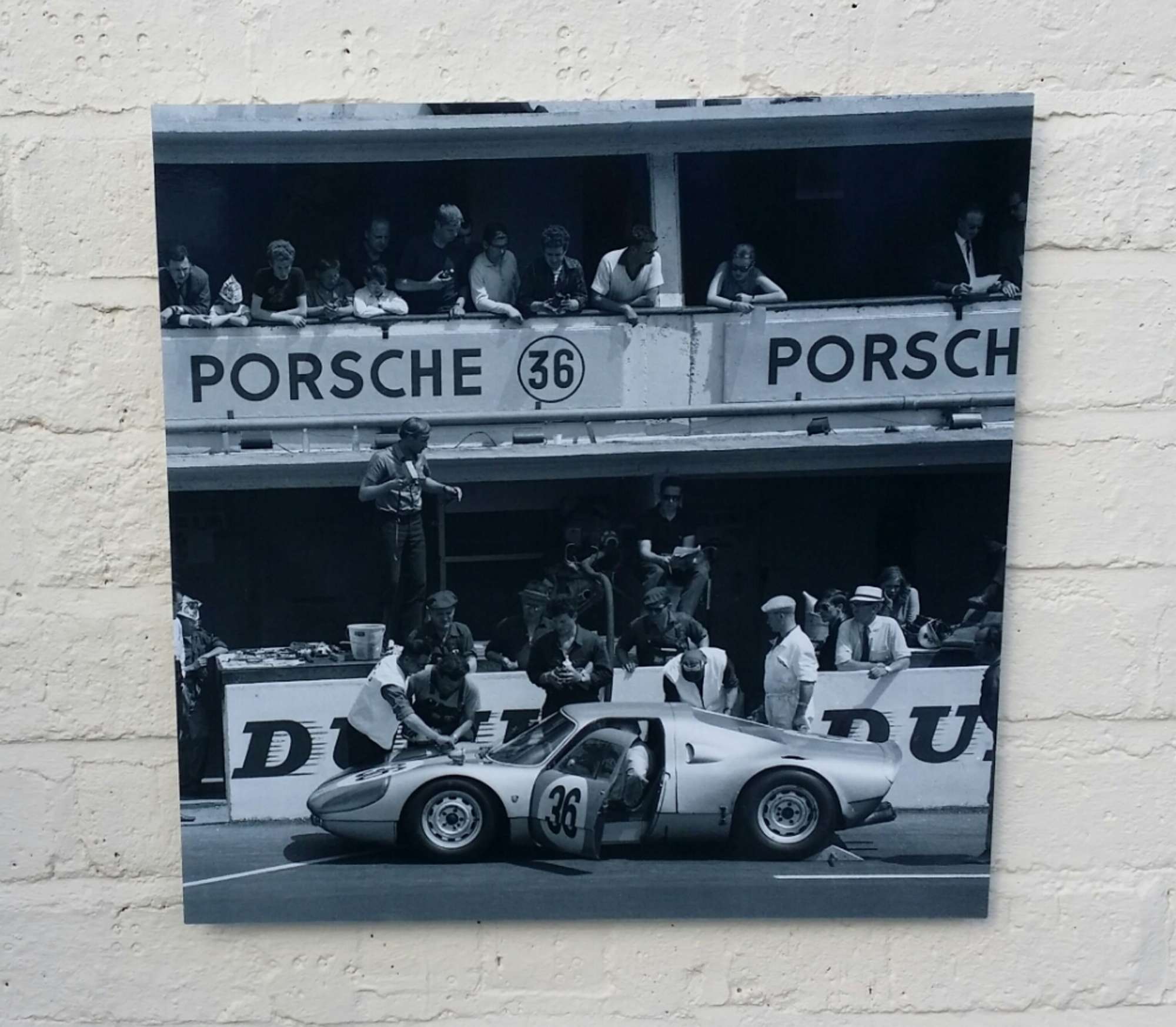 Porsche 904/4 at 1965 Le Mans Photograph on Dibond Aluminium-Sold