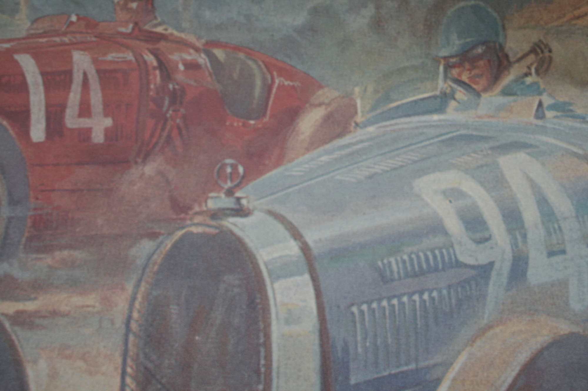 Bugatti art work-Sold