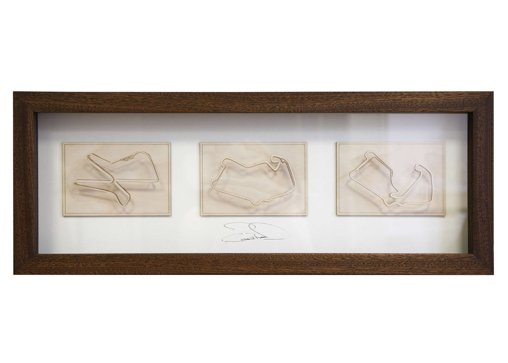 *Charity Lot* Silverstone 'Evo' Wooden Race Track Sculpture -Sold