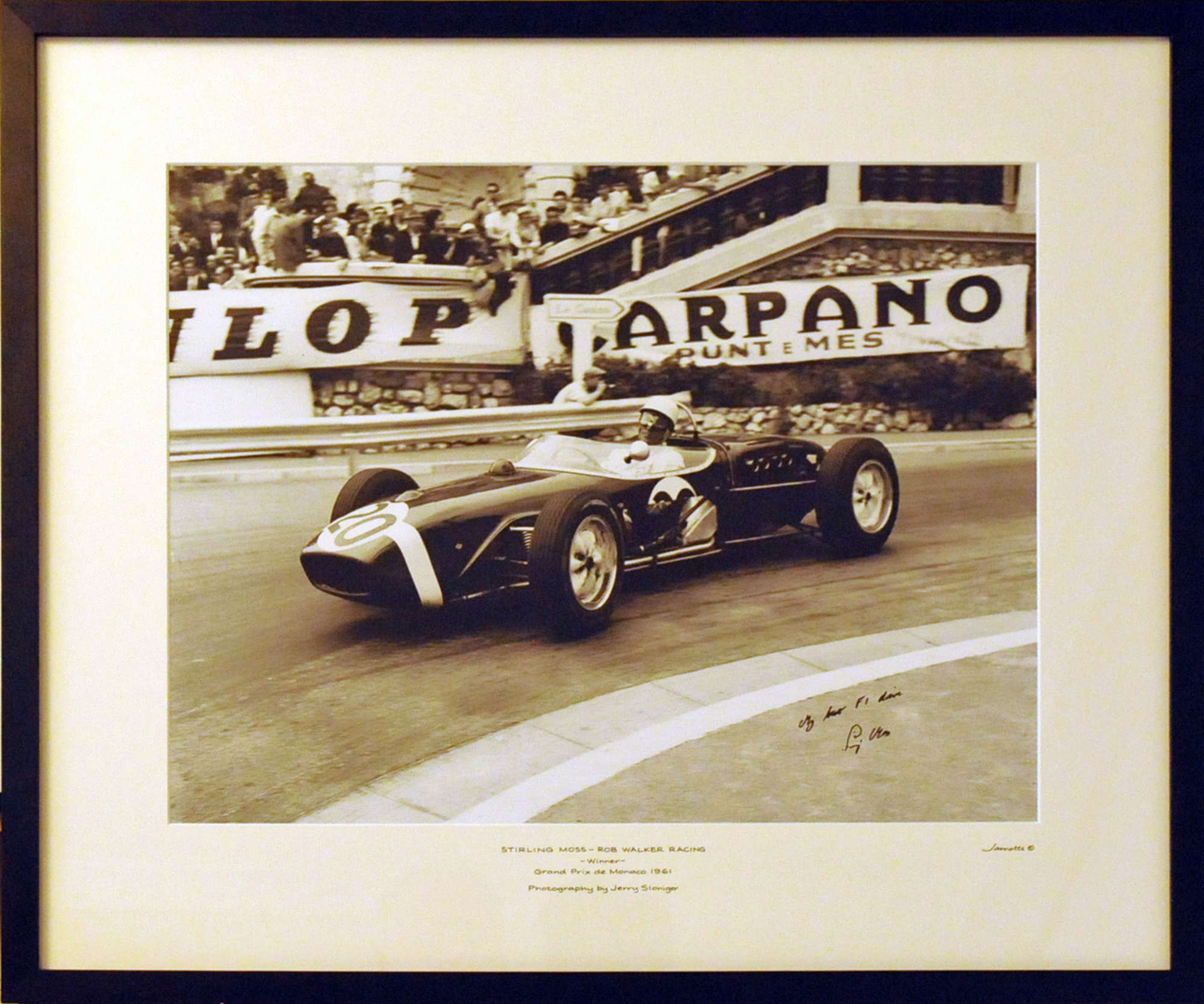 Sir Stirling Moss Print-Sold