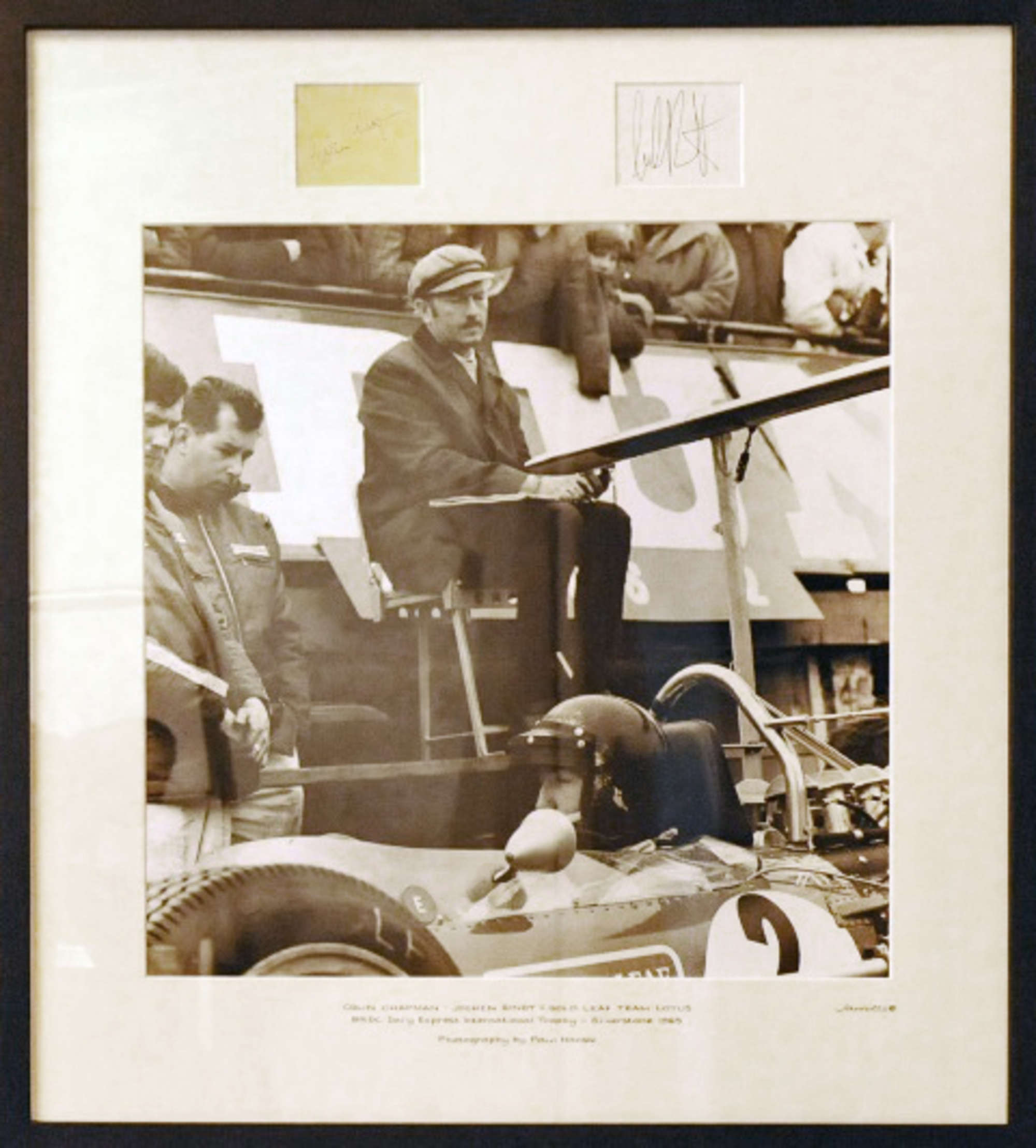 Colin Chapman - Jochen Rindt Print-Sold