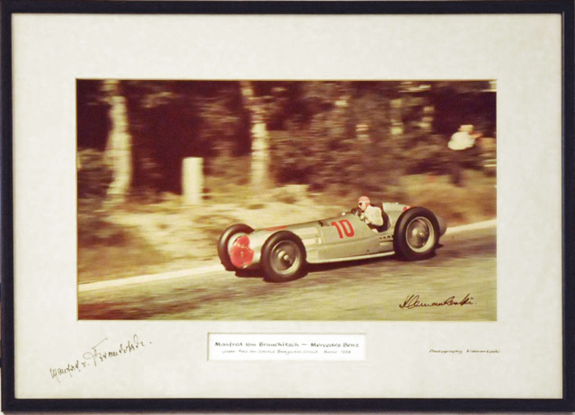 Manfried Von Brauchitsch Print-Sold