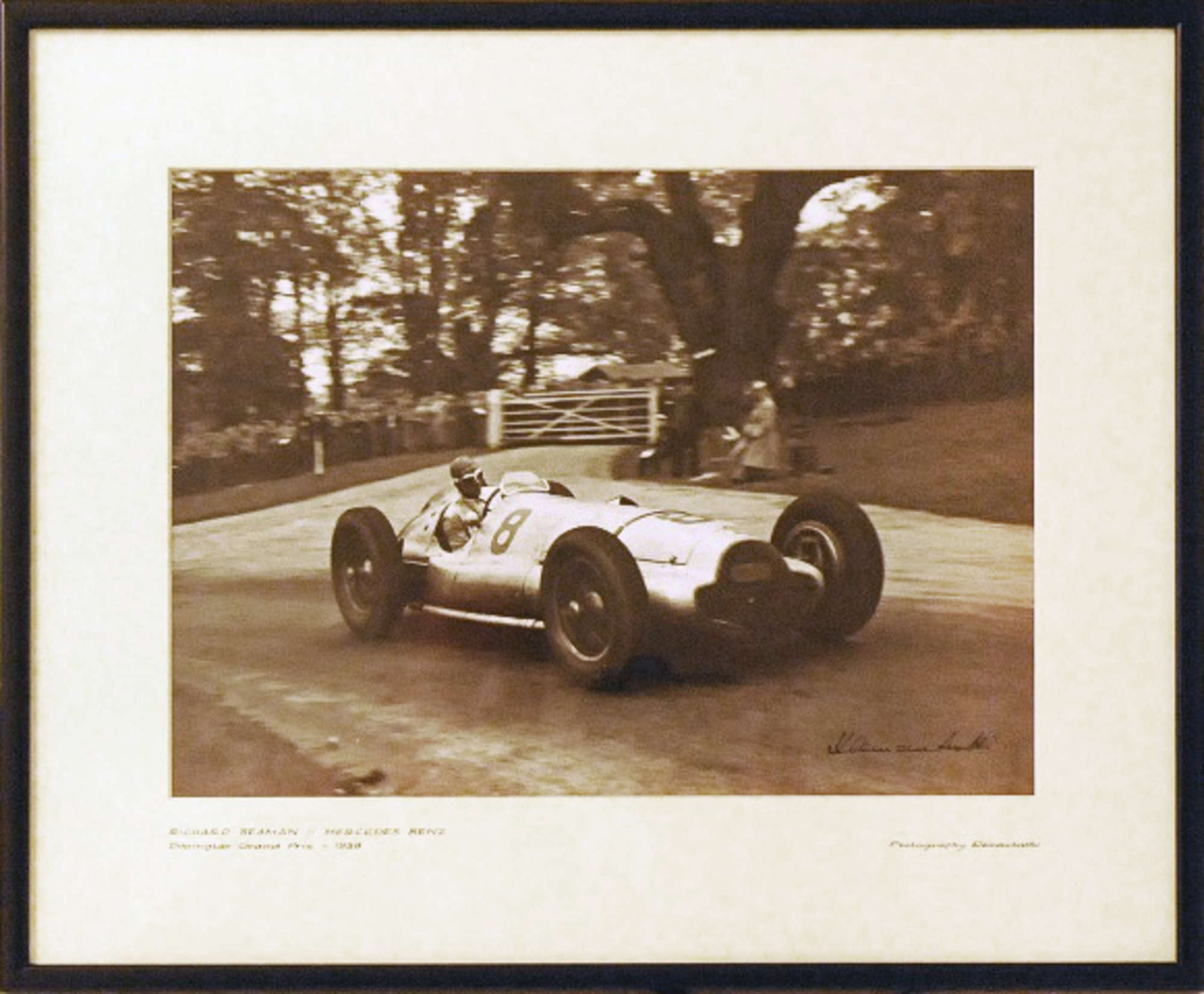 Richard Seaman Donington Grand Prix 1938 Print-Sold