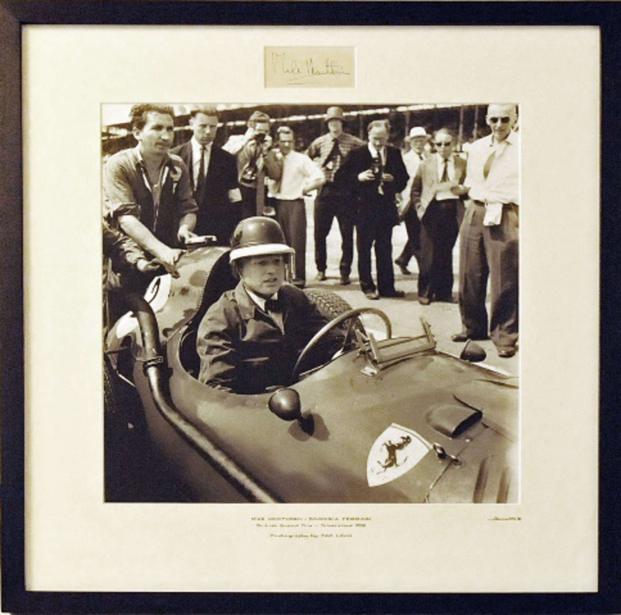 Mike Hawthorn Scuderia Ferrari British Grand Prix print-Sold