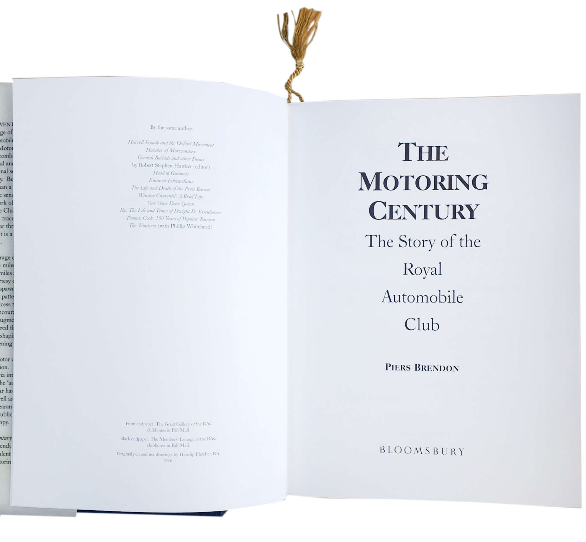 'The Motoring Century' The story of the RAC.-Sold