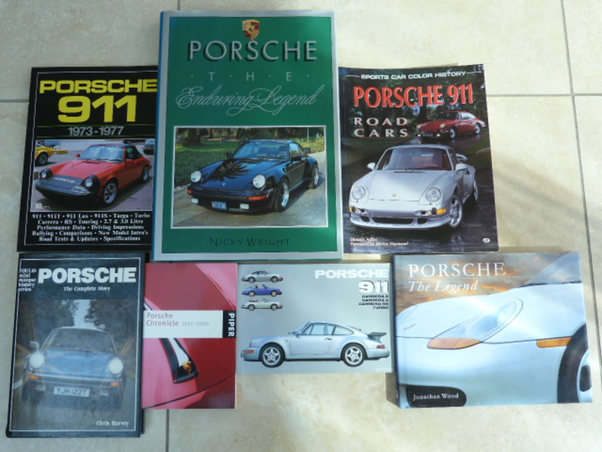 Collection of Porsche related books-Sold
