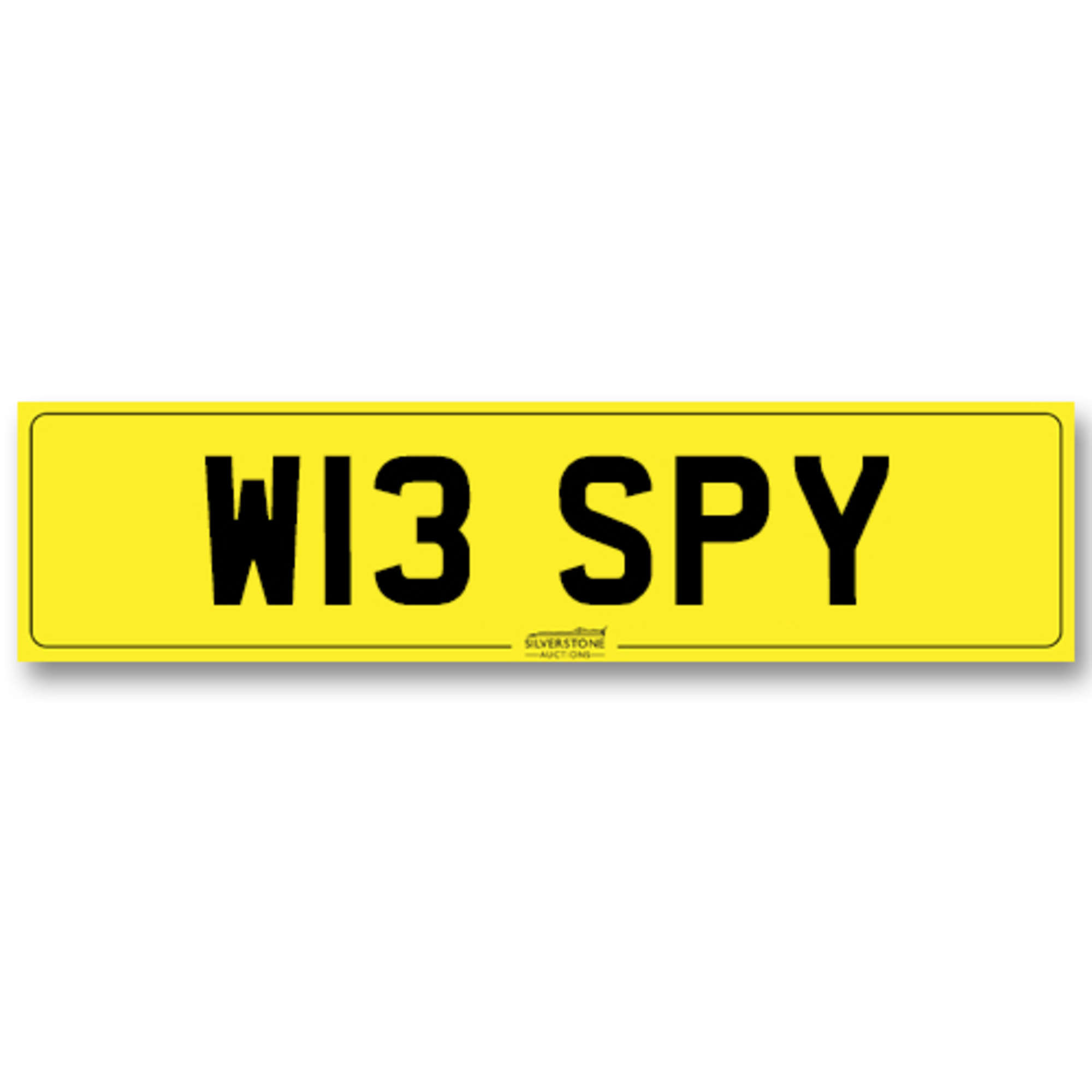 Registration Mark W13 SPY ( Wispy?)-Auction Lot