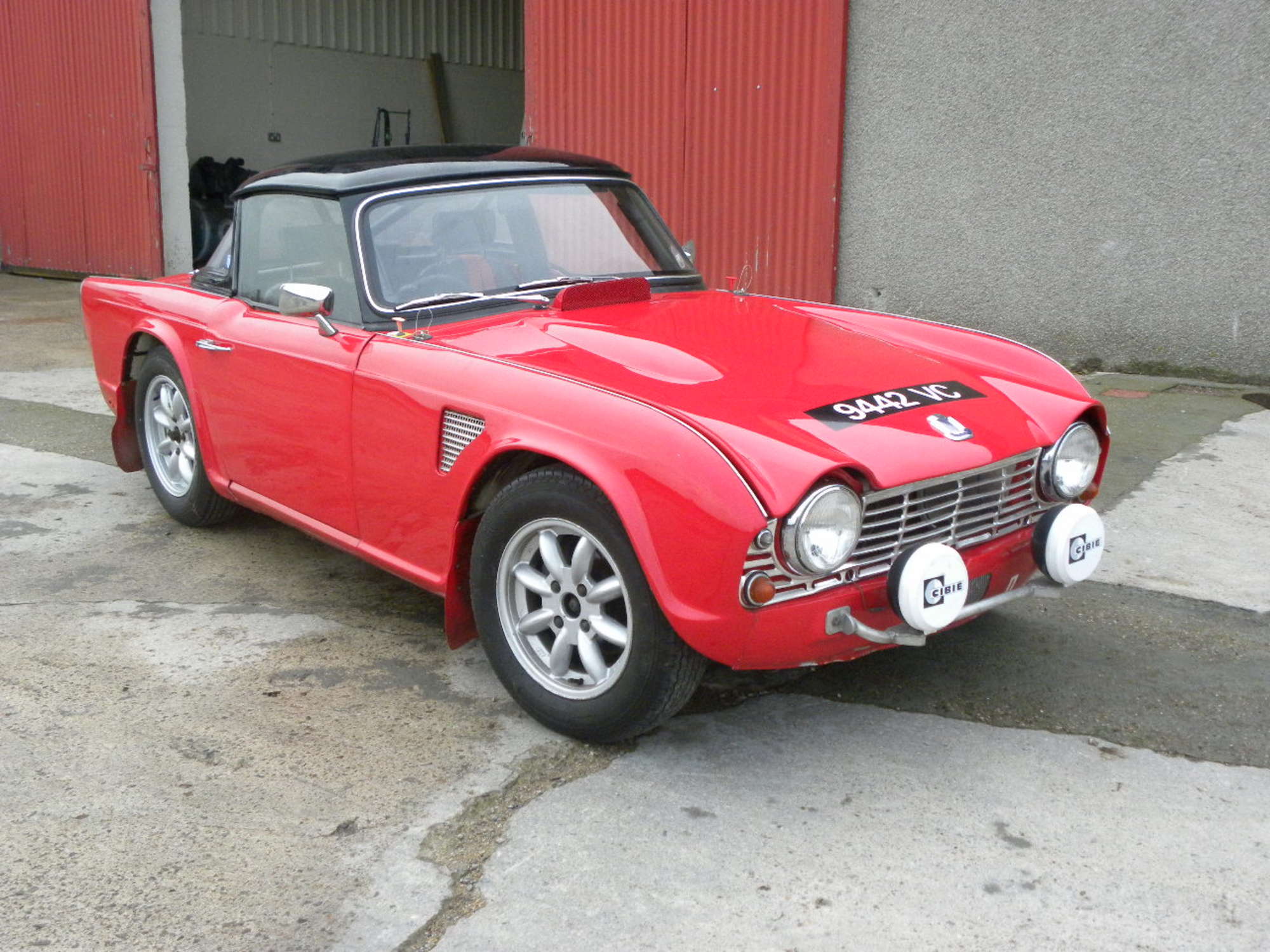 ☆ブリキ☆1950年代、BANDAI TRIUMPH TR3 レッド ☆ブリキ☆1950年代、BANDAI TRIUMPH TR3 レッド ☆ブリキ☆1950