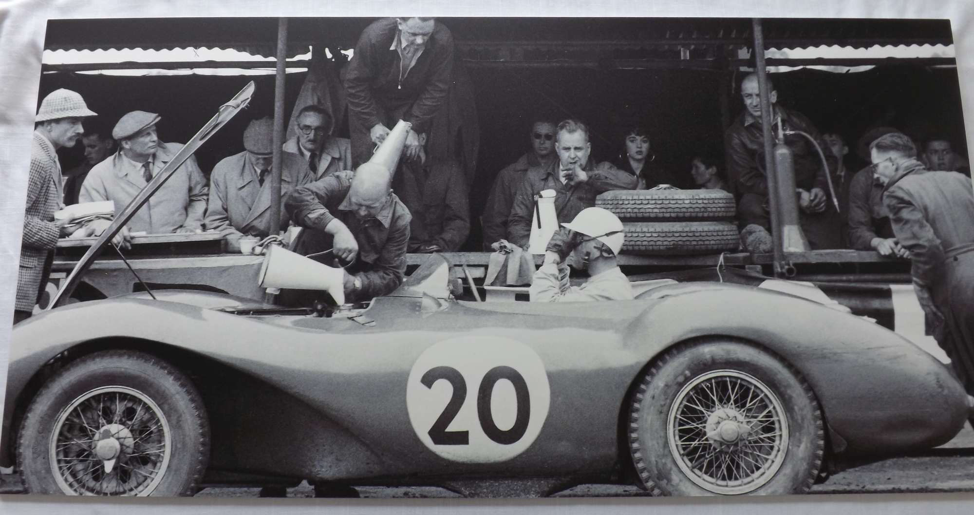 Peter Collins in the DB3S at Dundrod-Sold
