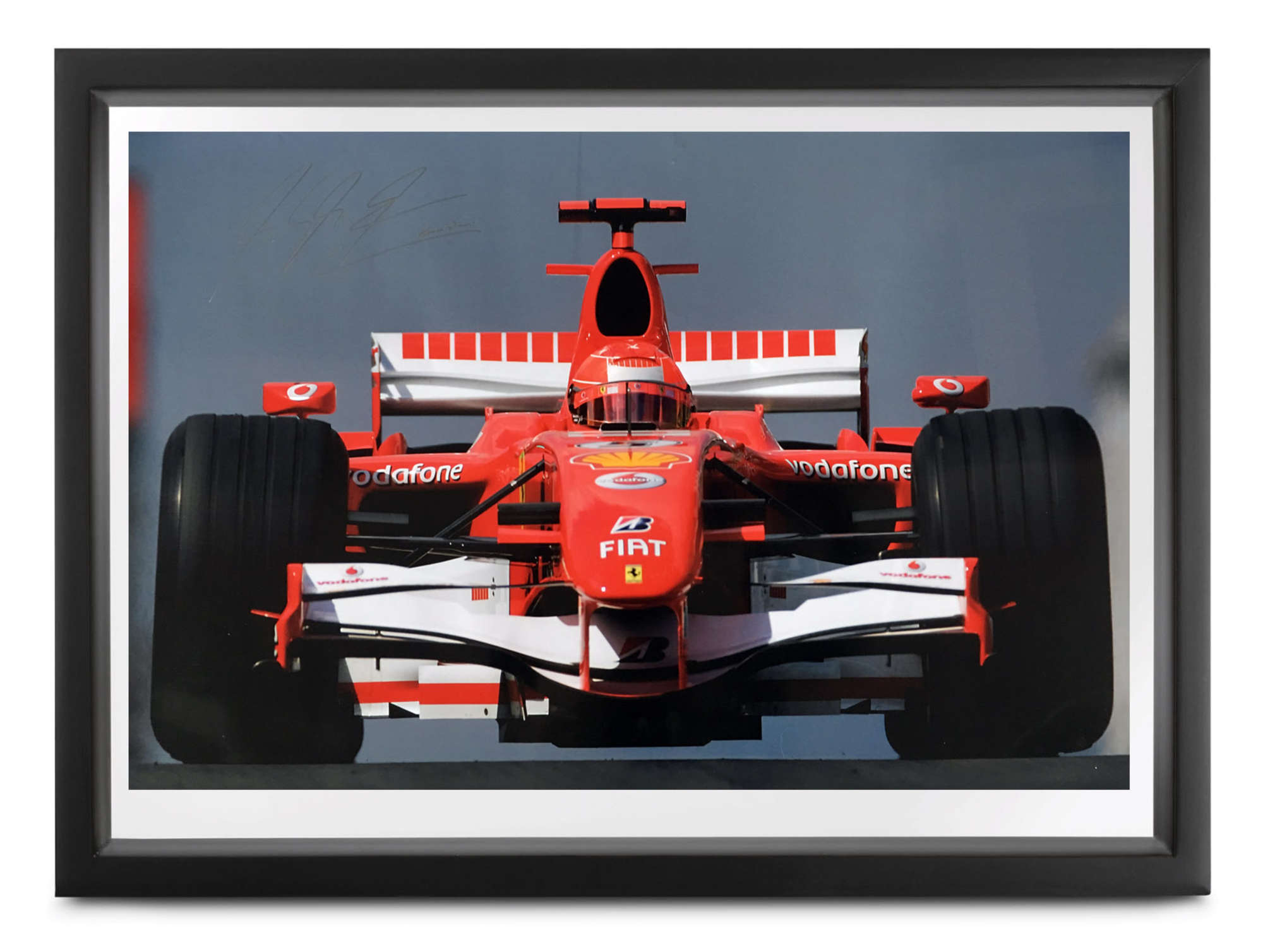 Ferrari Photograph, signed Michael Schumacher-Sold