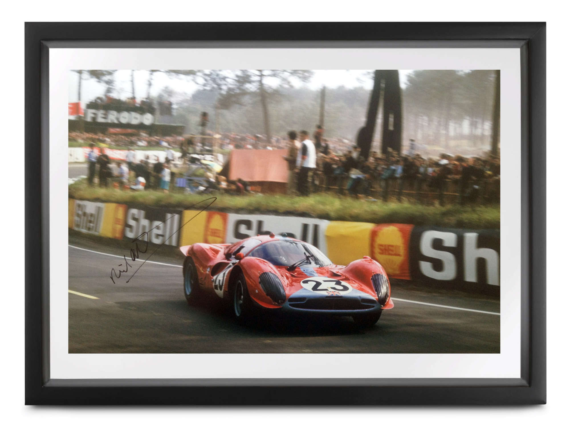 Ferrari P3, Le Mans 1967, signed Richard Attwood-Sold