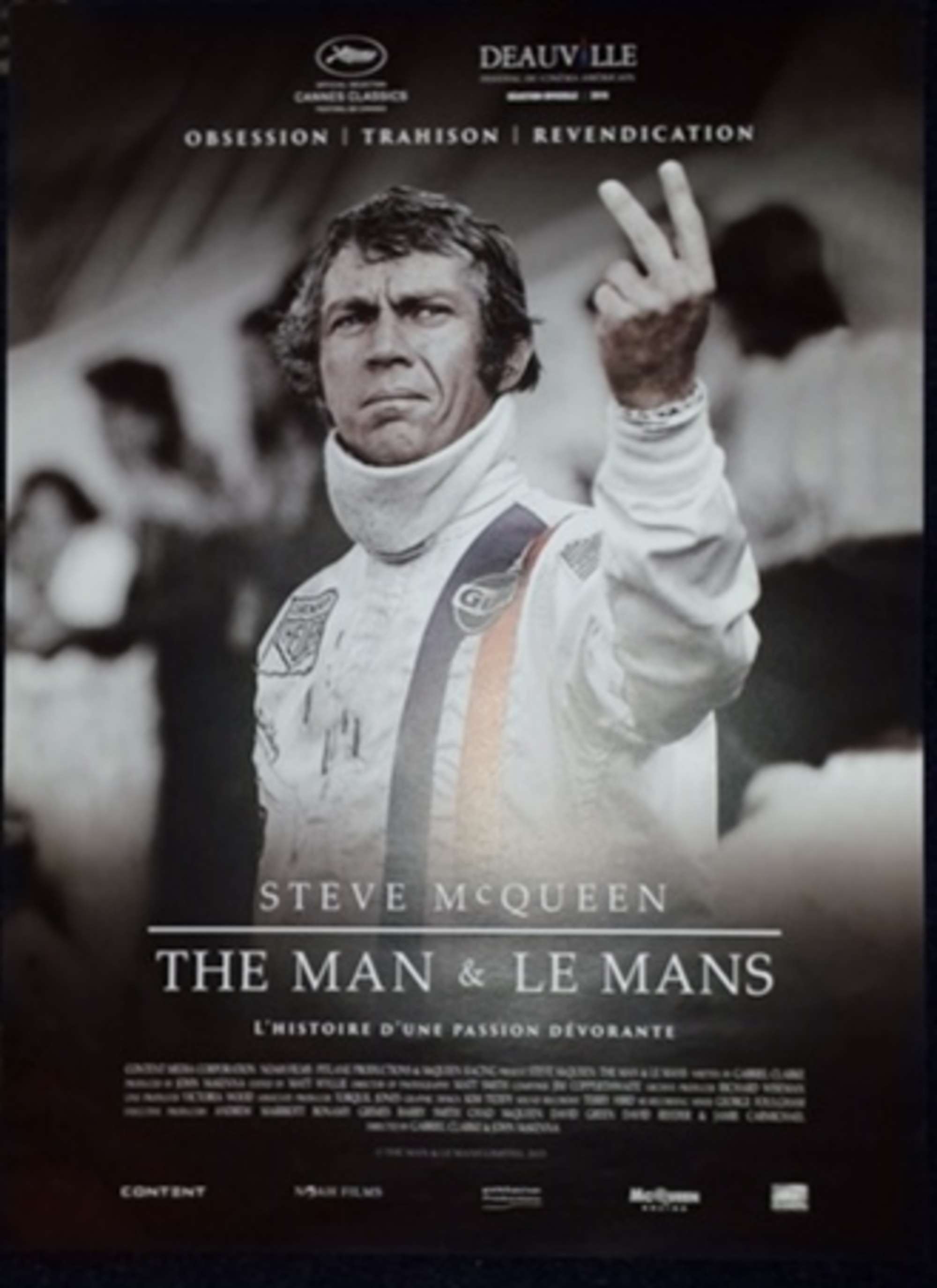 Set of three Steve McQueen posters.-Auction Lot