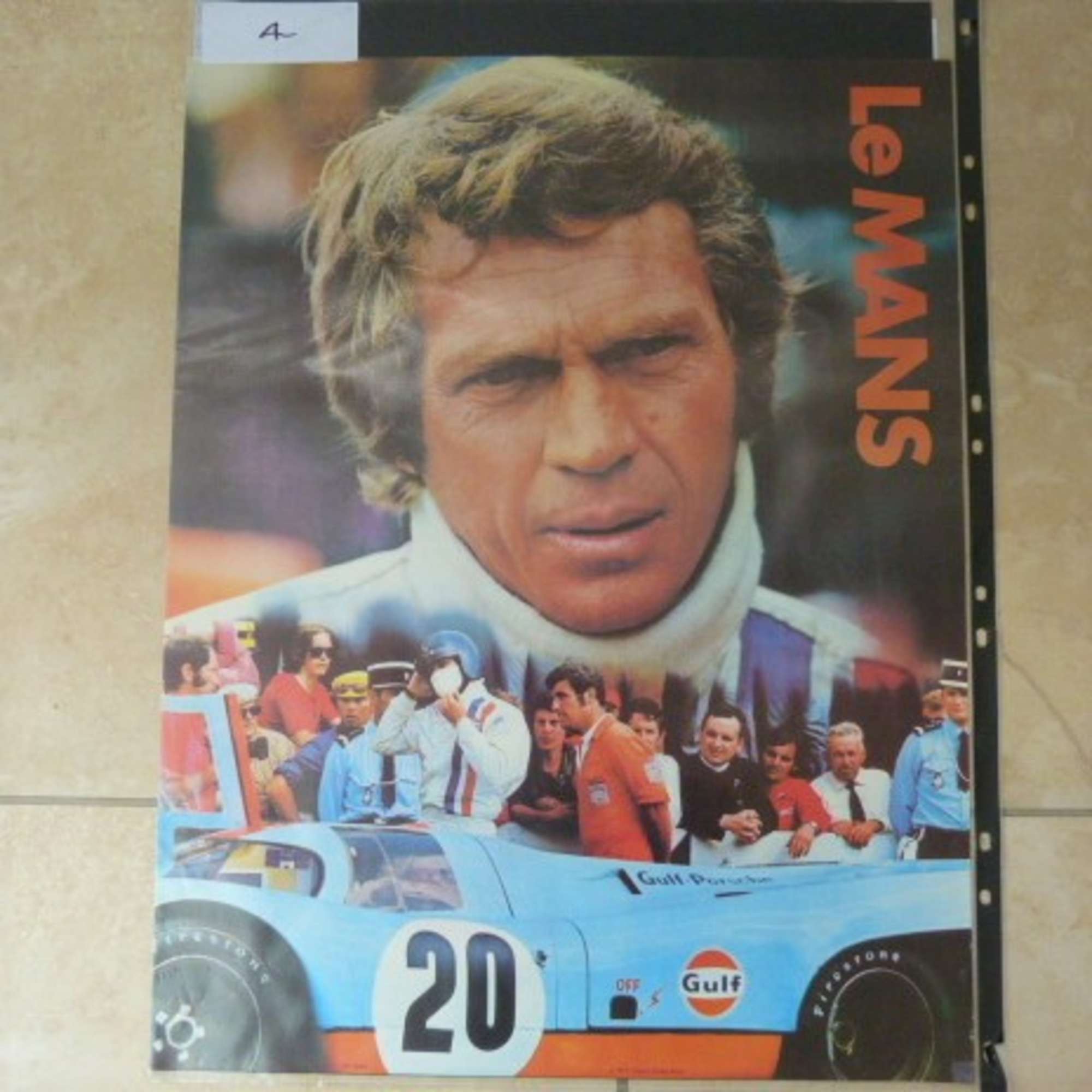 Steve McQueen and Le Mans related posters.-Auction Lot