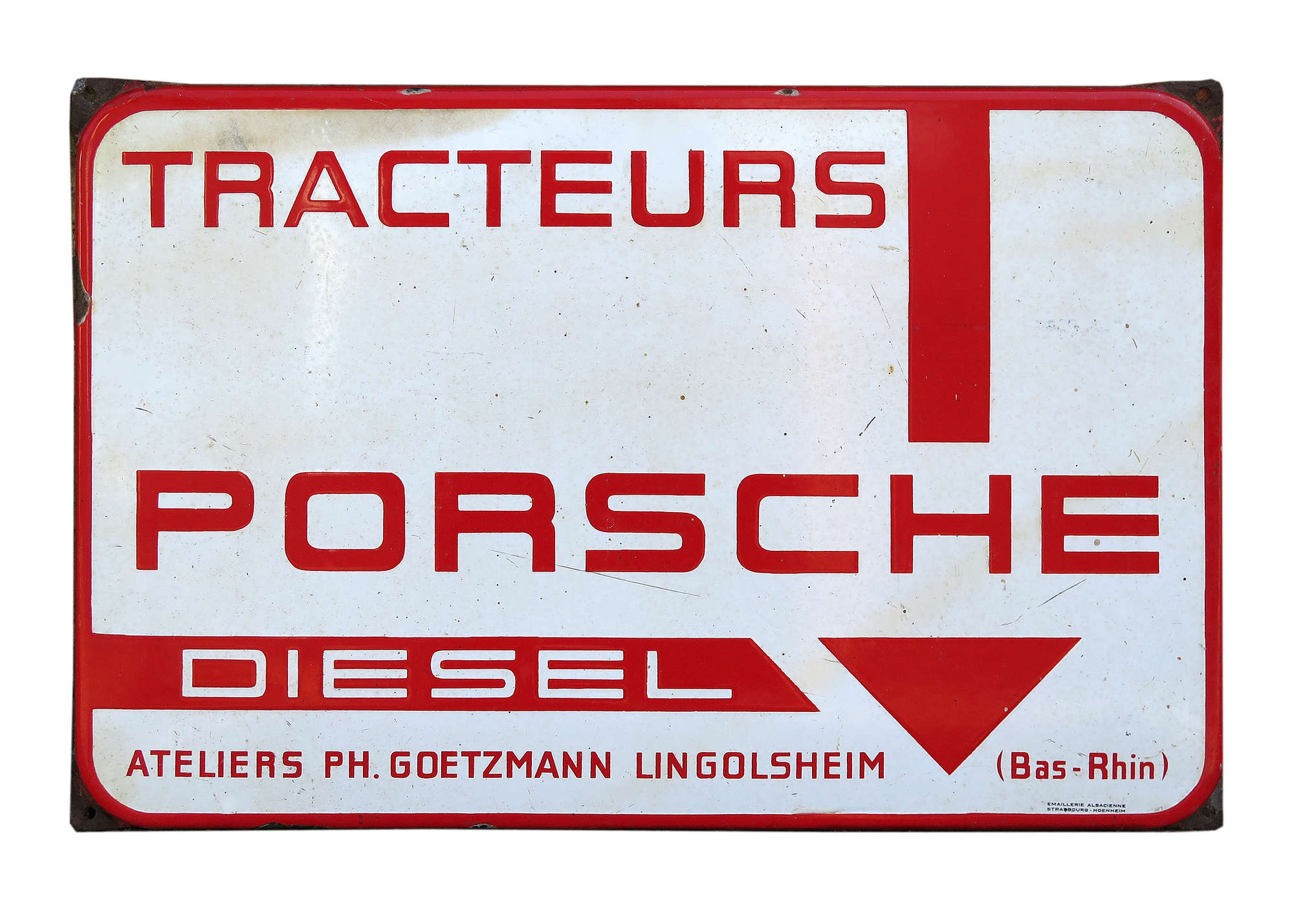 Rare Porsche Diesel & Tracteurs Signs-Sold