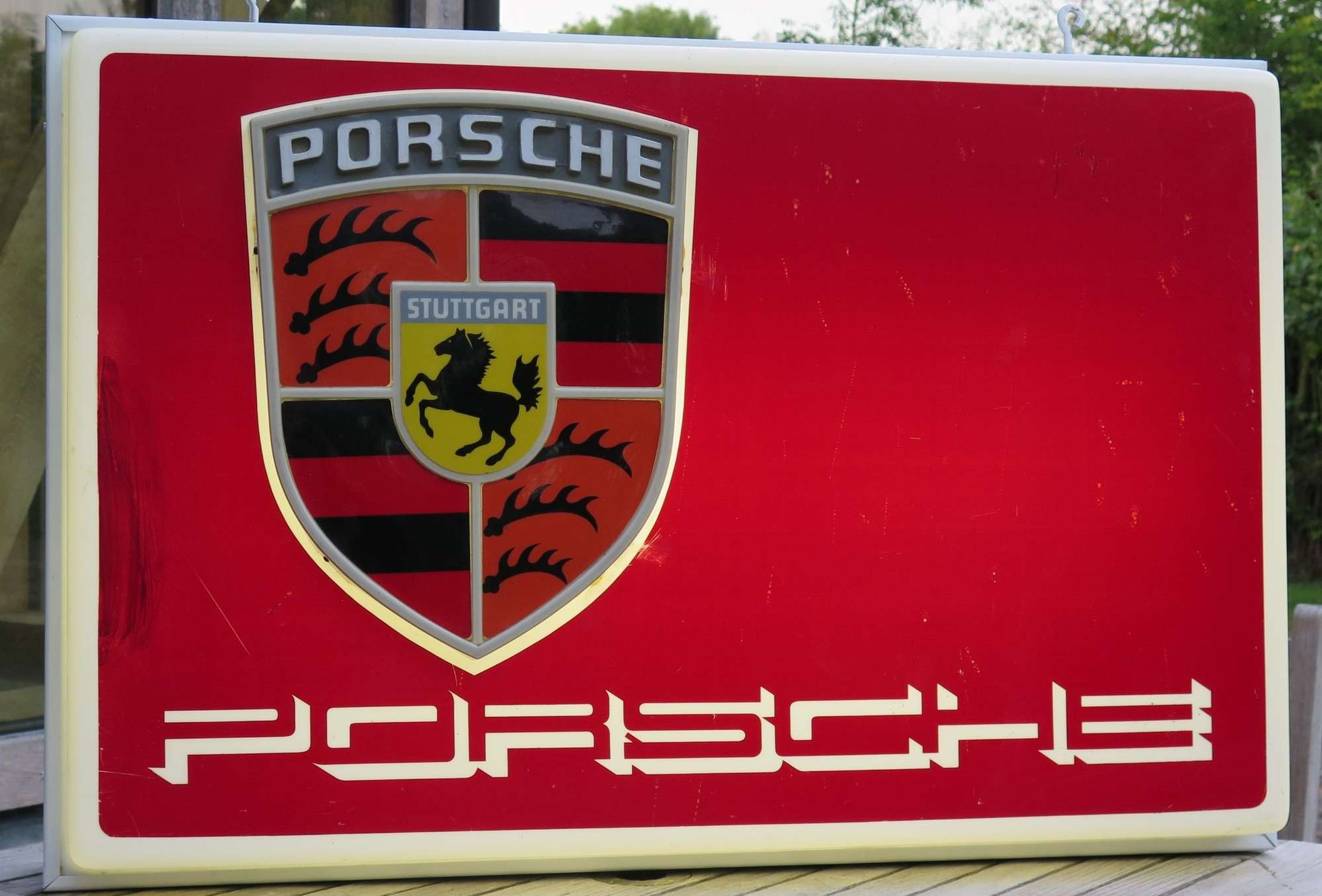 1960's Original Porsche illuminated sign-Sold