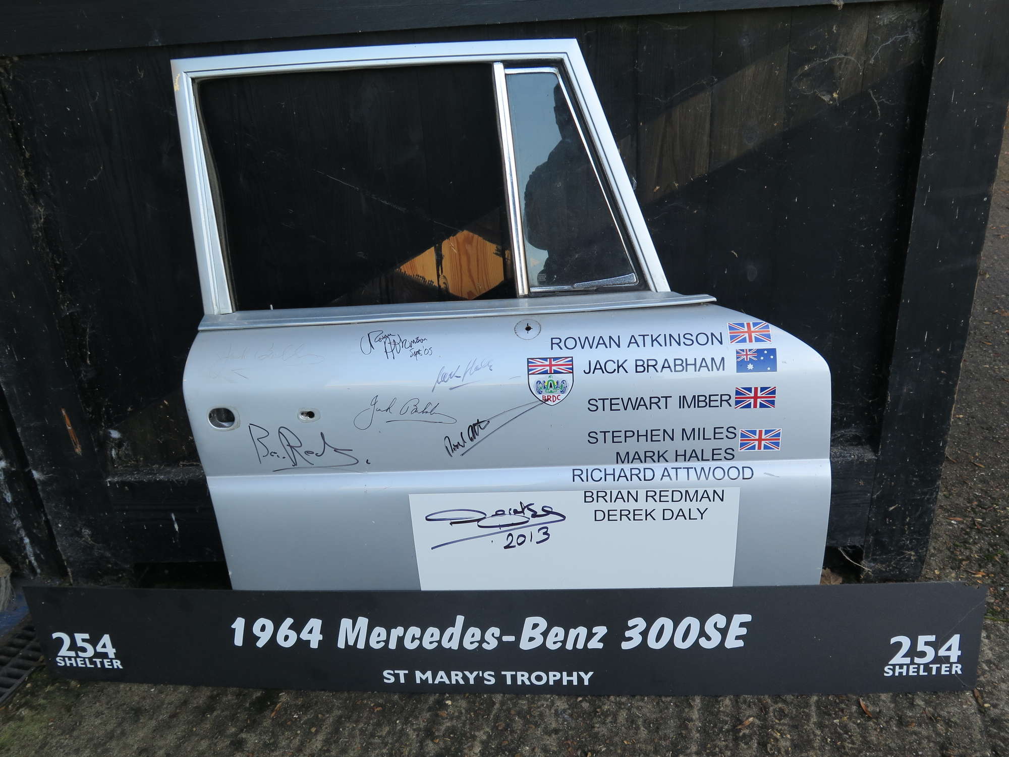 Signed Mercedes-Benz 300SE door -Sold