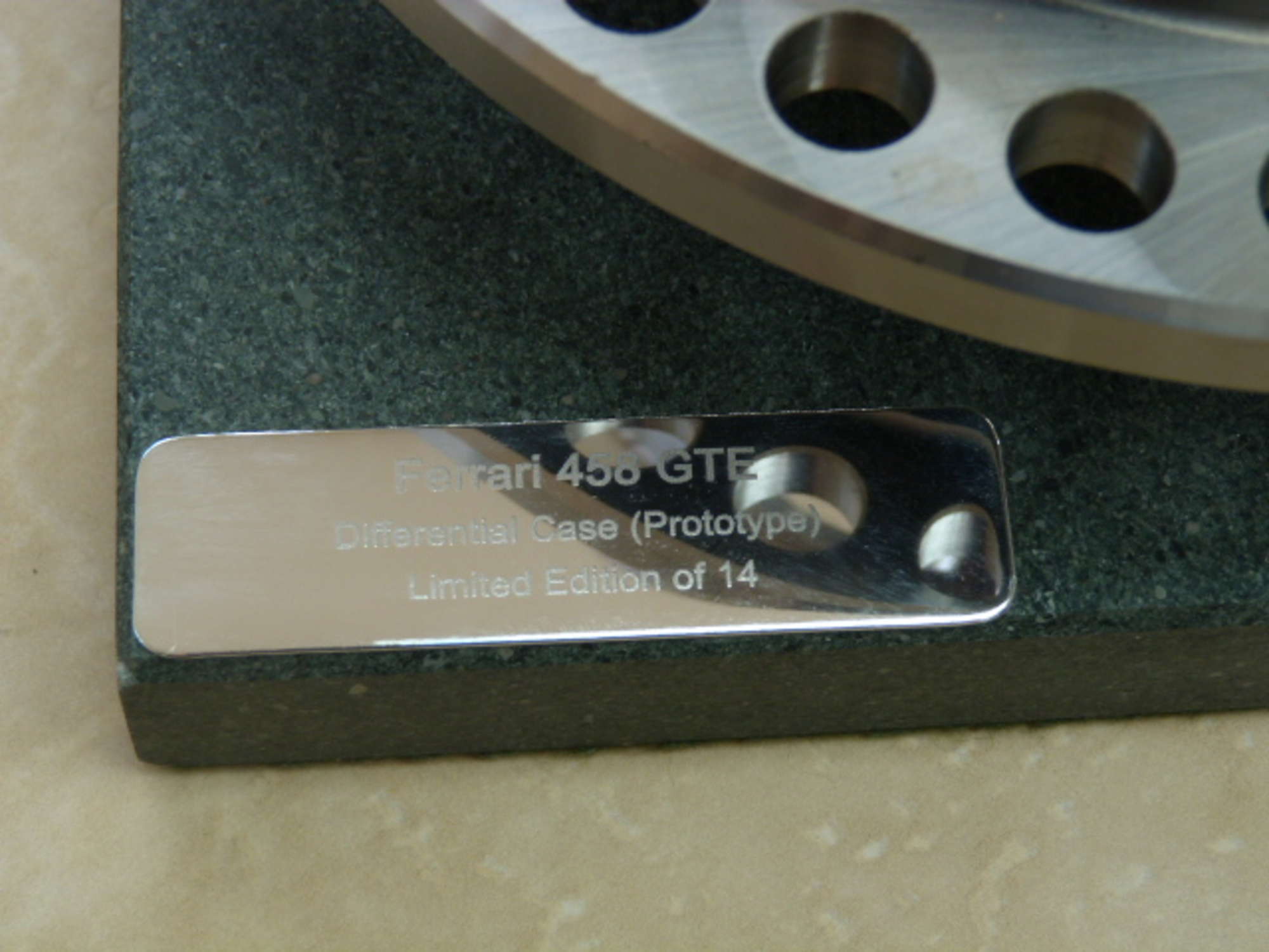 Ferrari 488 GTE Differential Wine Holder-Sold