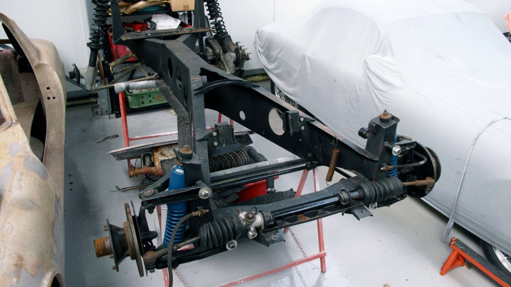 1970 Lotus Elan S4 DHC chassis and parts-Sold