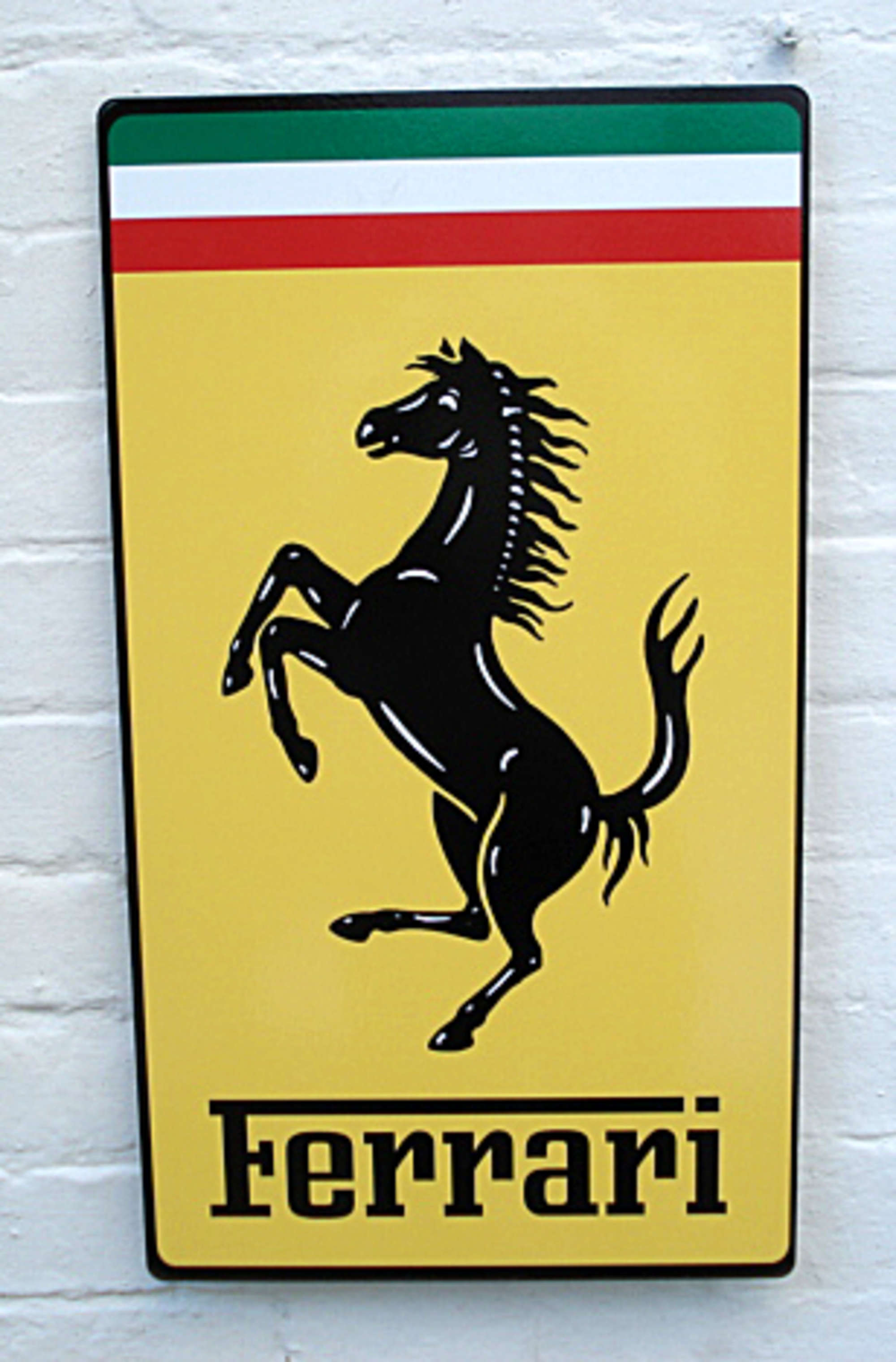 Printed Ferrari Sign-Sold