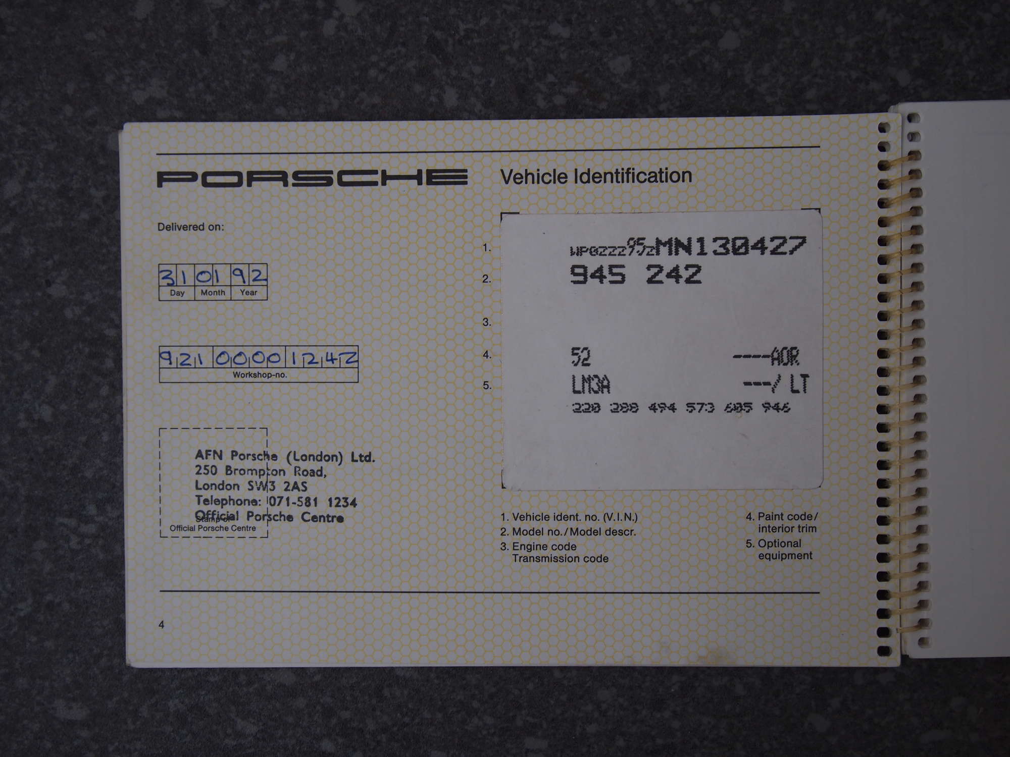 1991 Porsche 944 Turbo Cabriolet-Sold