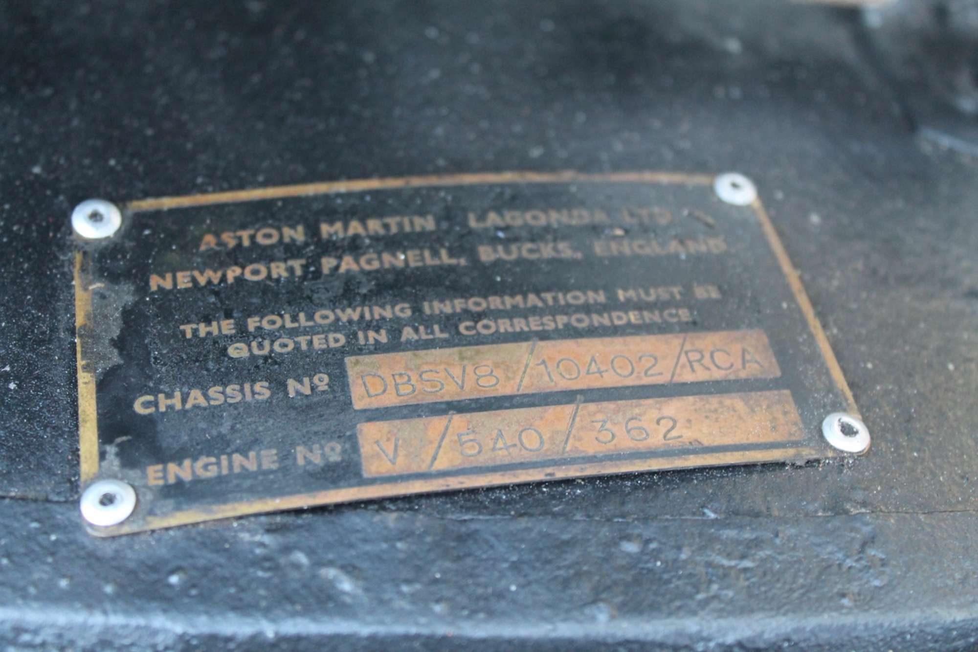 1972 Aston Martin DBS V8-Auction Lot