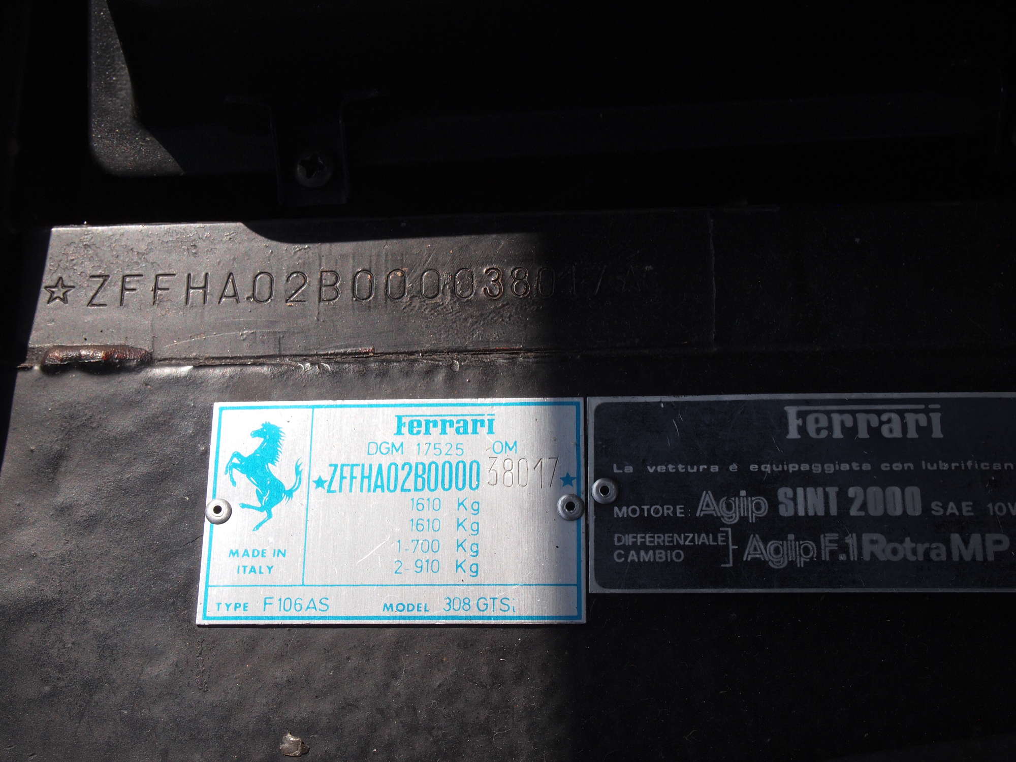 1981 Ferrari 308 GTSi-Sold