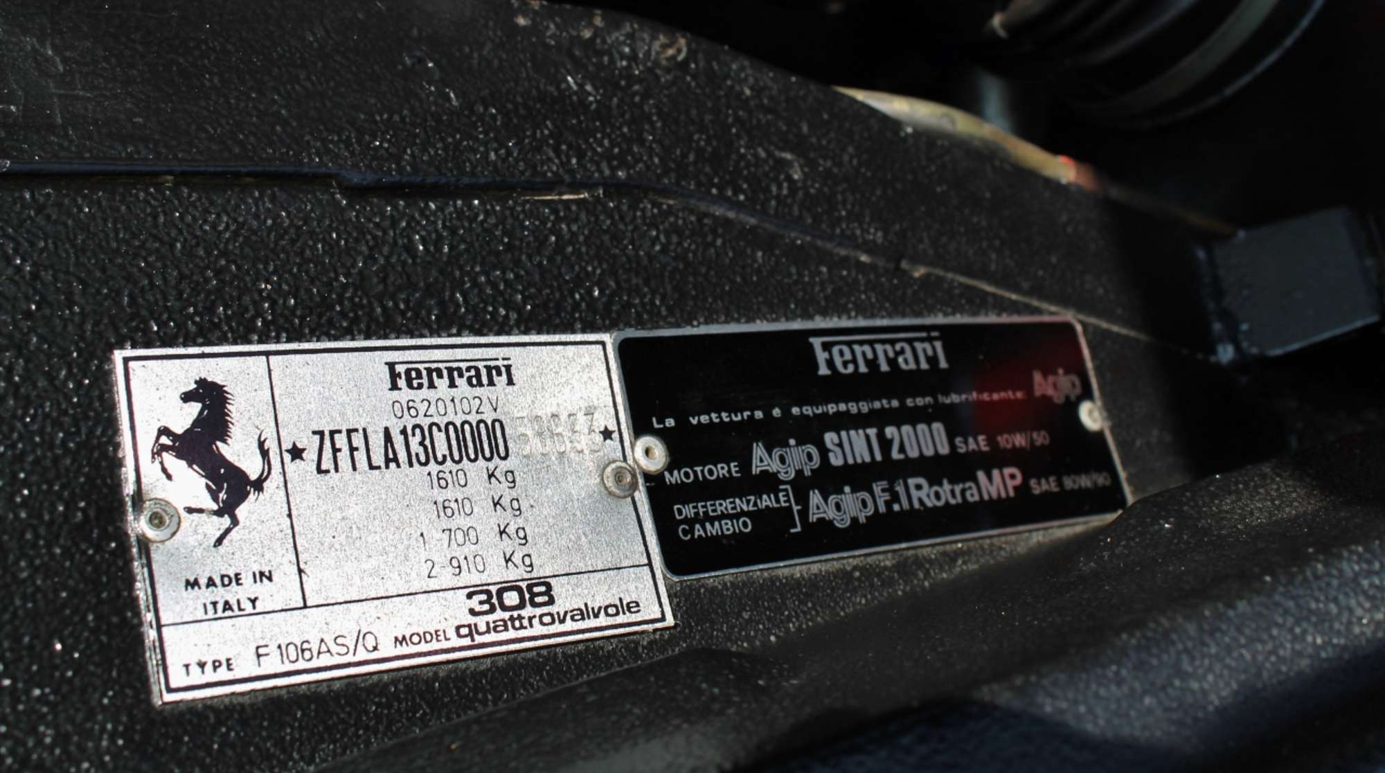 1985 Ferrari 308 GTS Quattrovalve-Sold