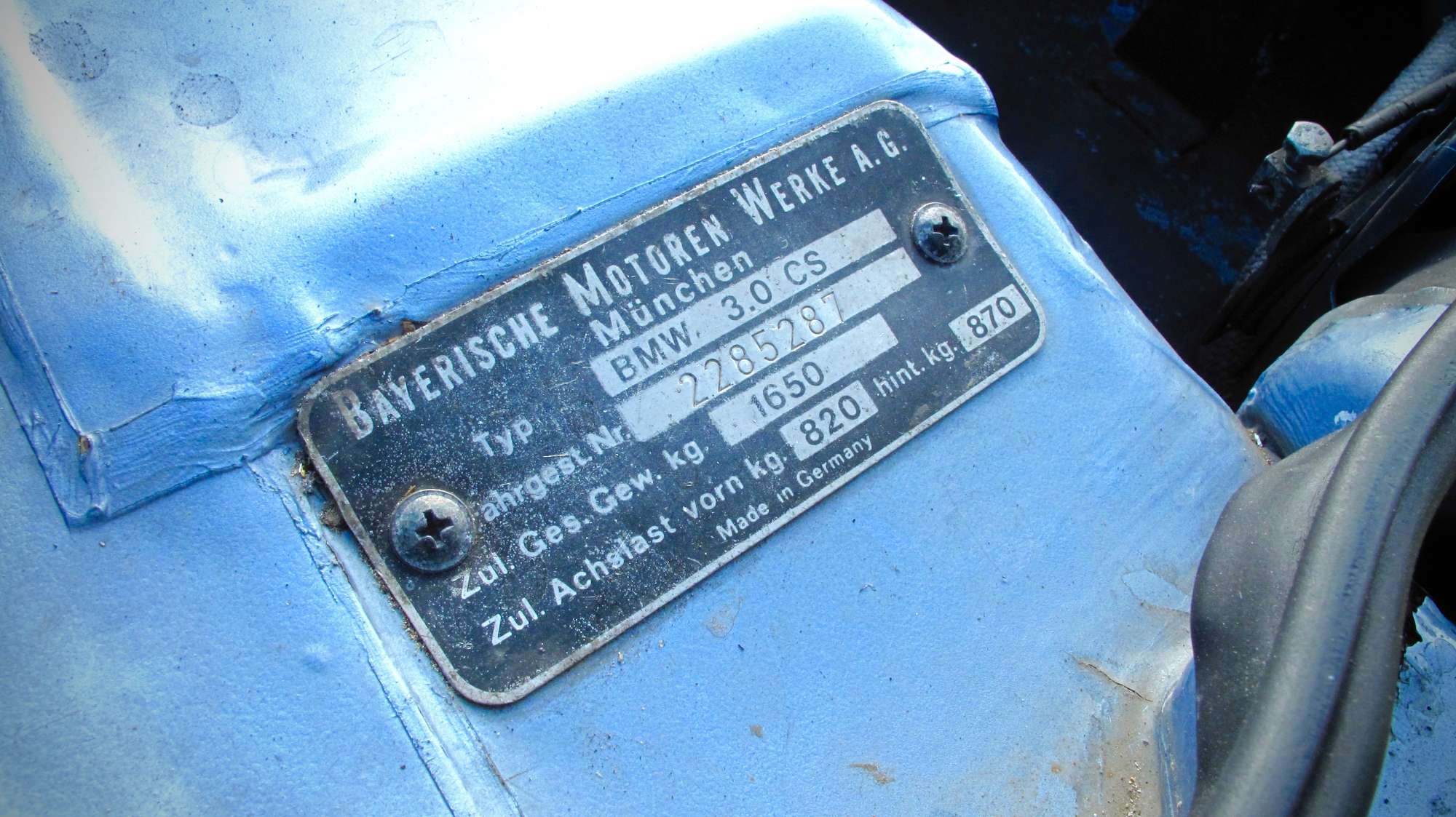 1973 BMW 3.0 CSL-Sold