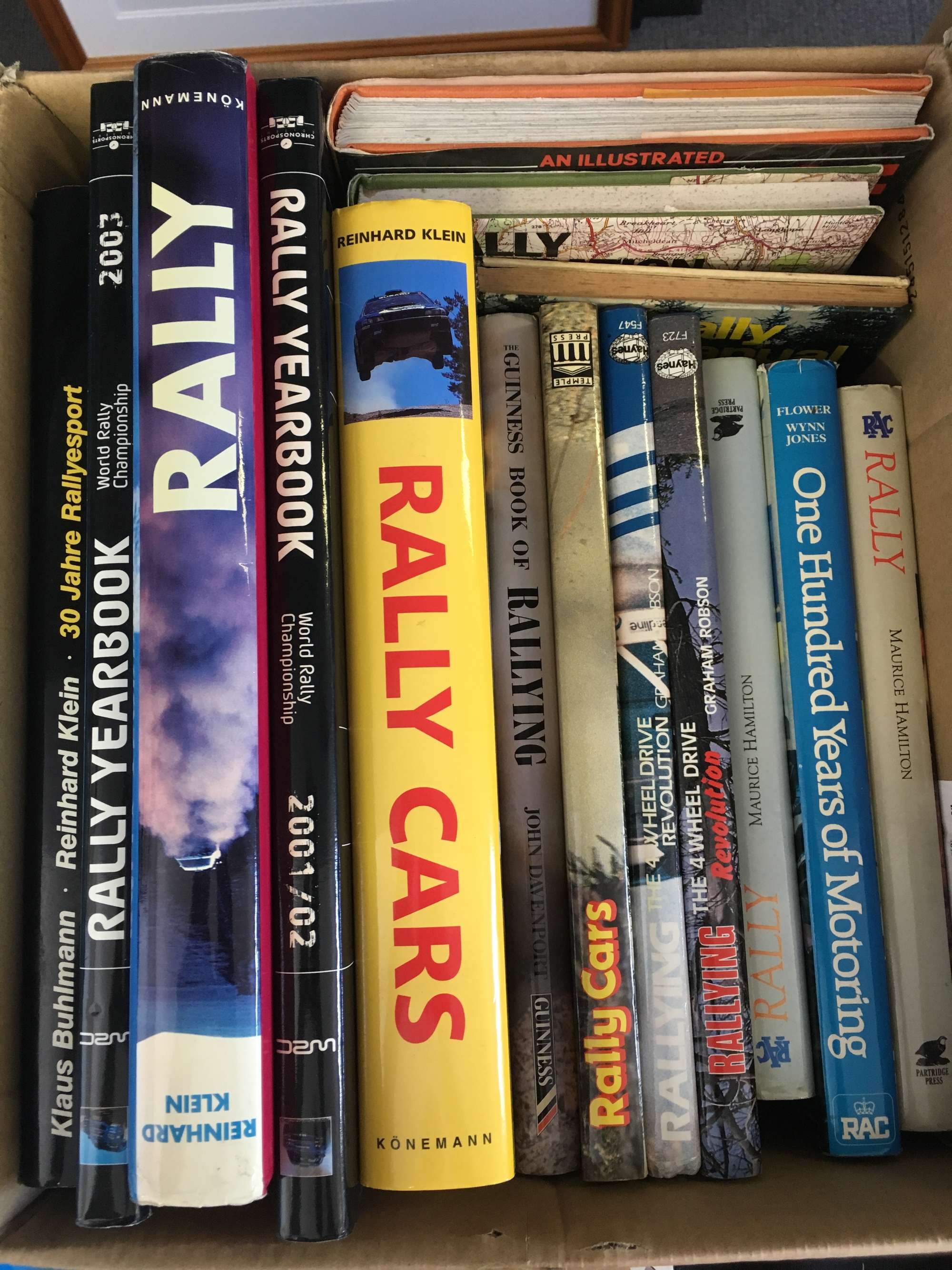 Rally books (ex-Peter Foubister, Editor Autosport)-Sold