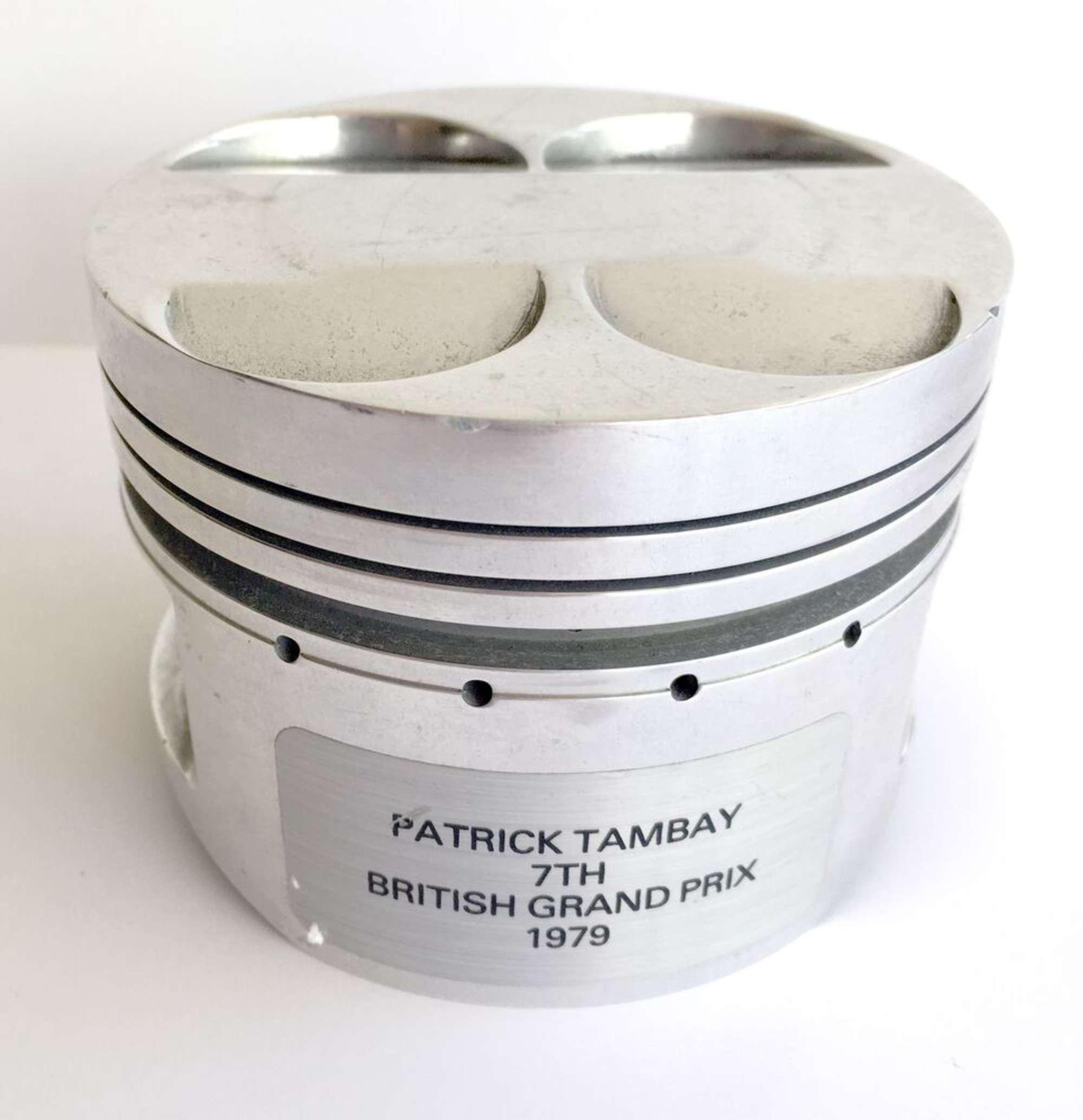 Ferrari piston head, ex-Jody Scheckter, Ferrari 312T4-Sold