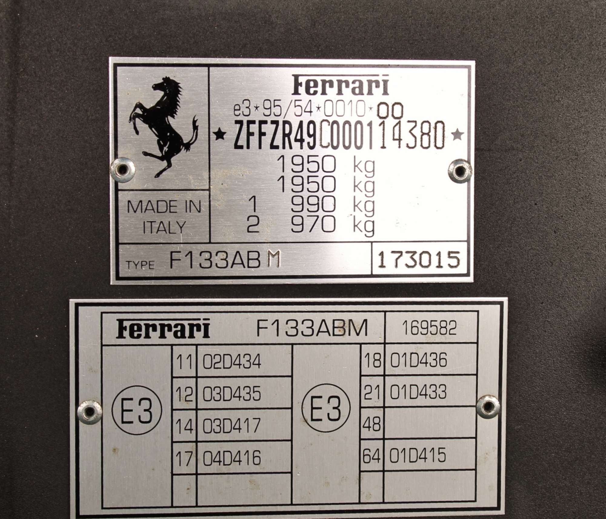 1999 Ferrari 550 Maranello-Auction Lot