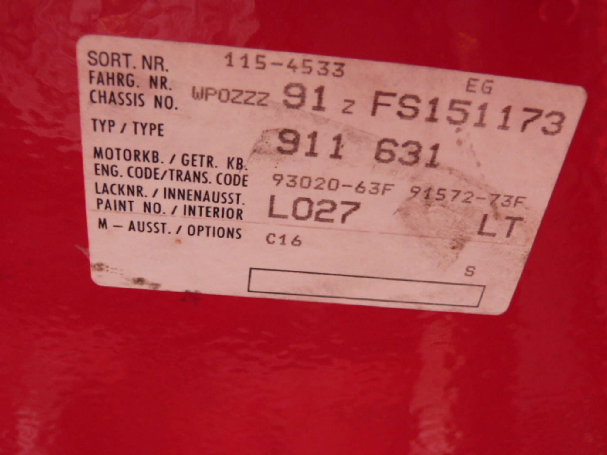 1985 Porsche 911 3.2 Carrera Cabriolet-Sold