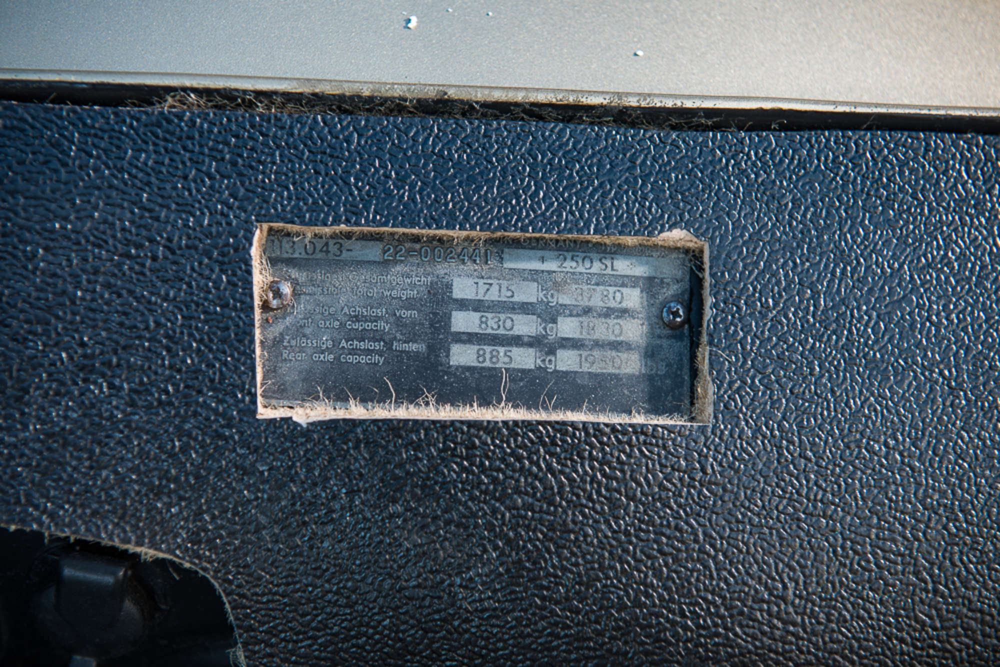 1967 Mercedes-Benz 250SL 'California CoupÃ©'-Sold