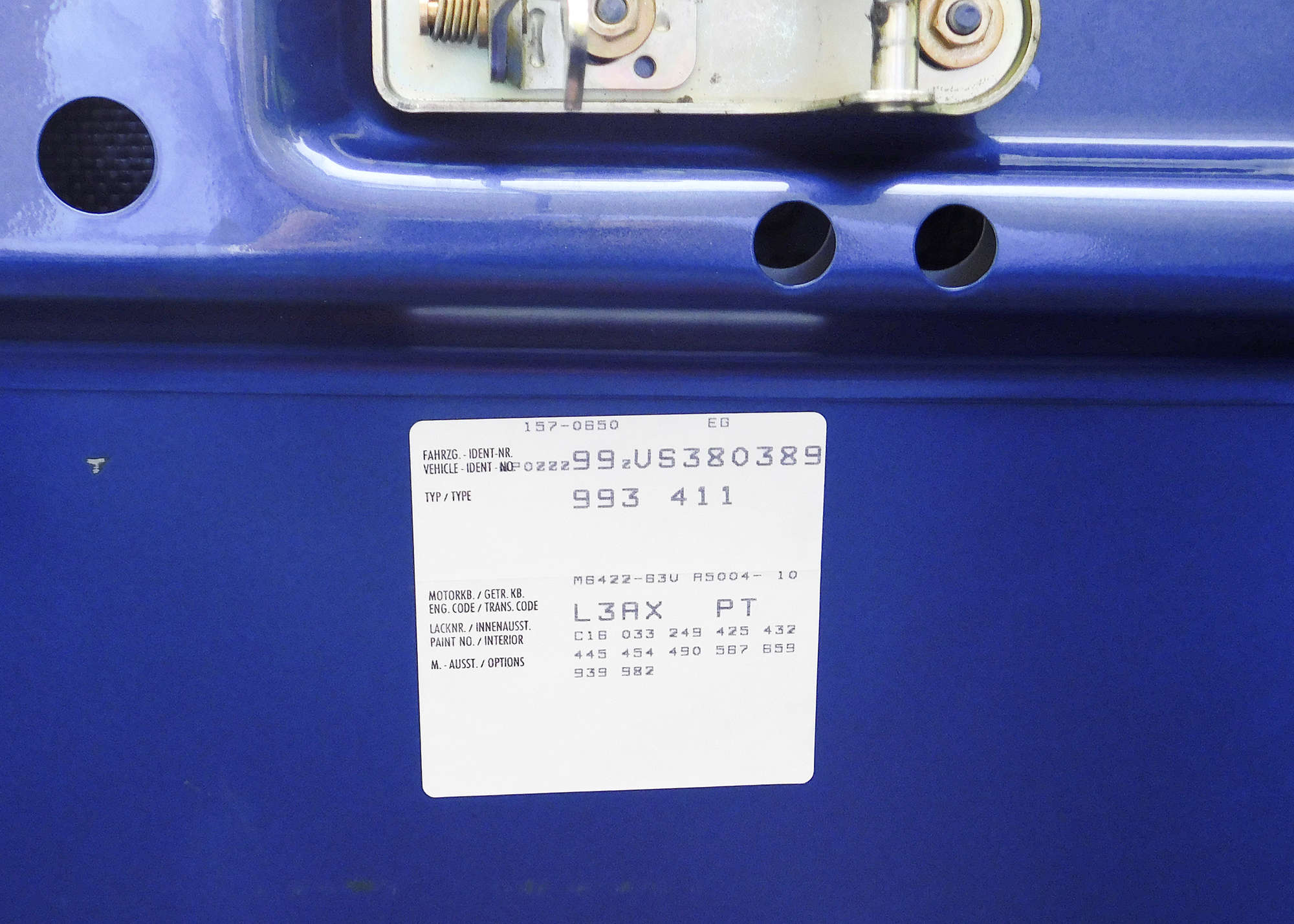 1996 Porsche 911 (993) Targa Tiptronic S-Sold