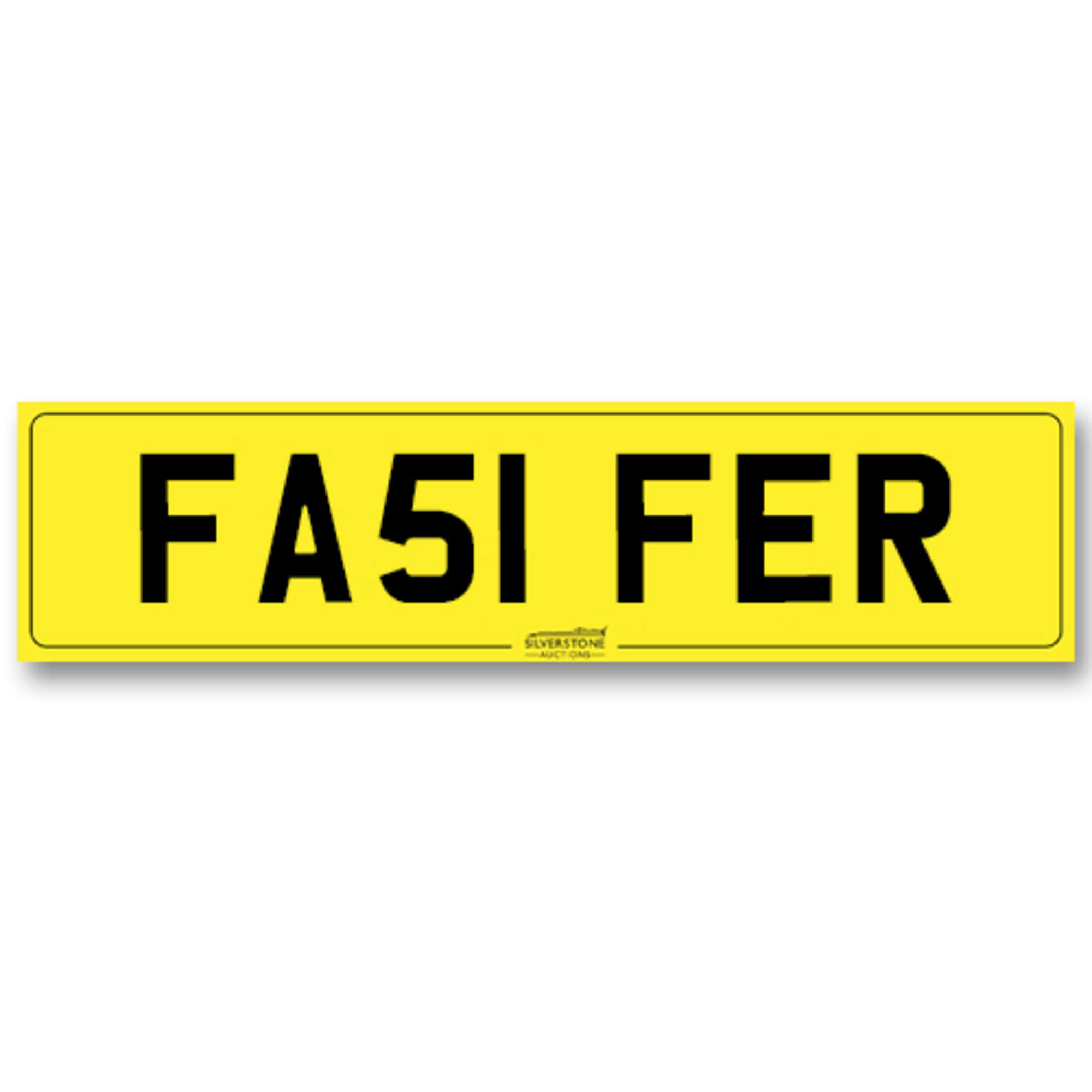 Registration mark FA51 FER-Auction Lot